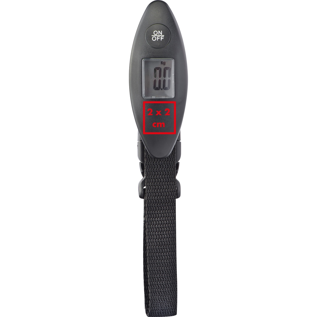 Onder het display (2 x 2 cm)