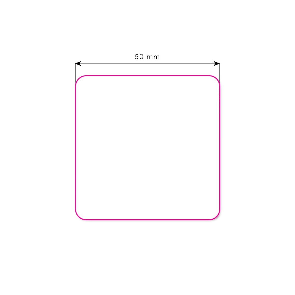 Zijde 1 (50 x 50 mm)