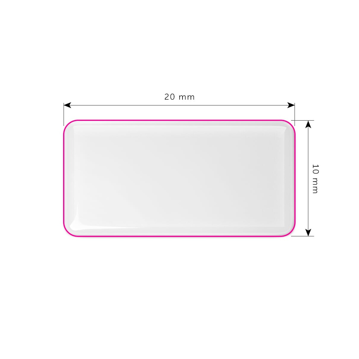 Zijde 1 (10 x 20 mm)