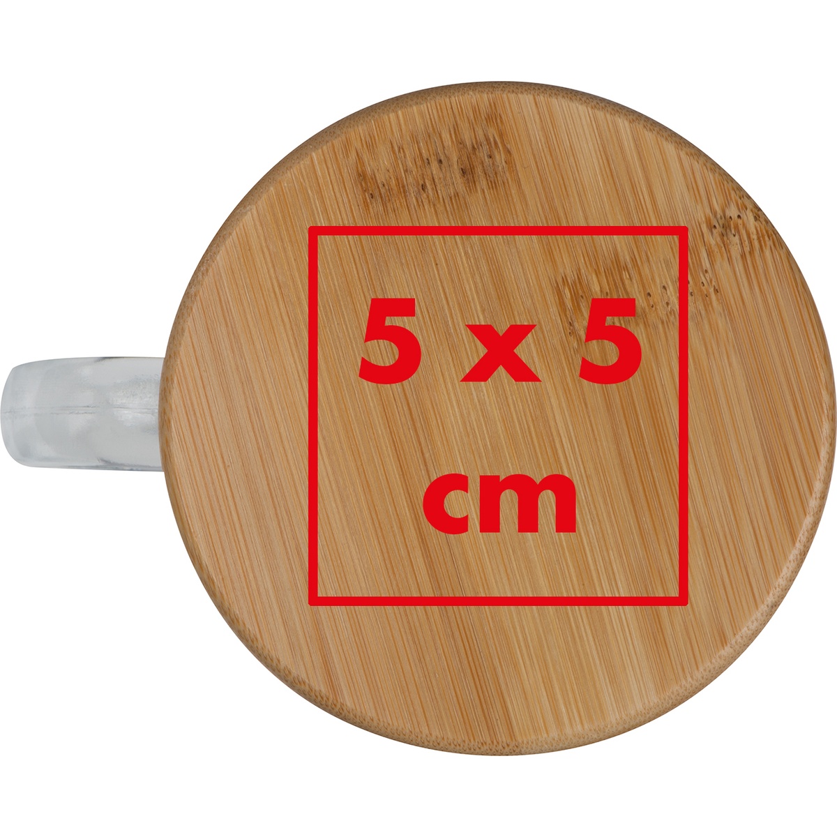 Op de beker (4 x 4 cm)