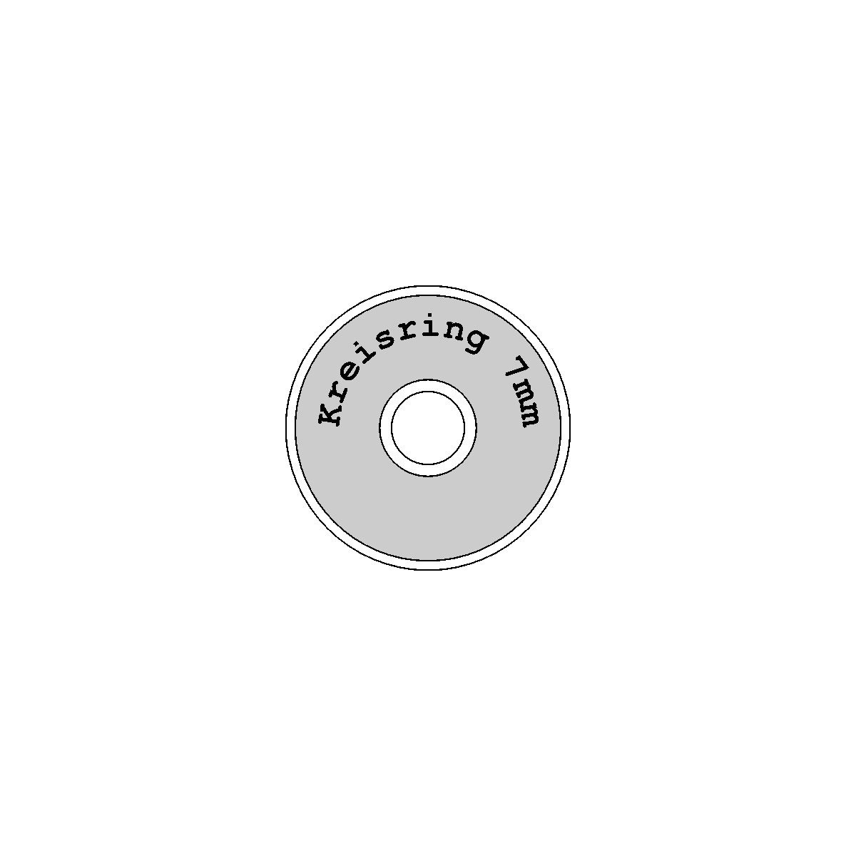 auf Rückseite (15 x 7 mm)