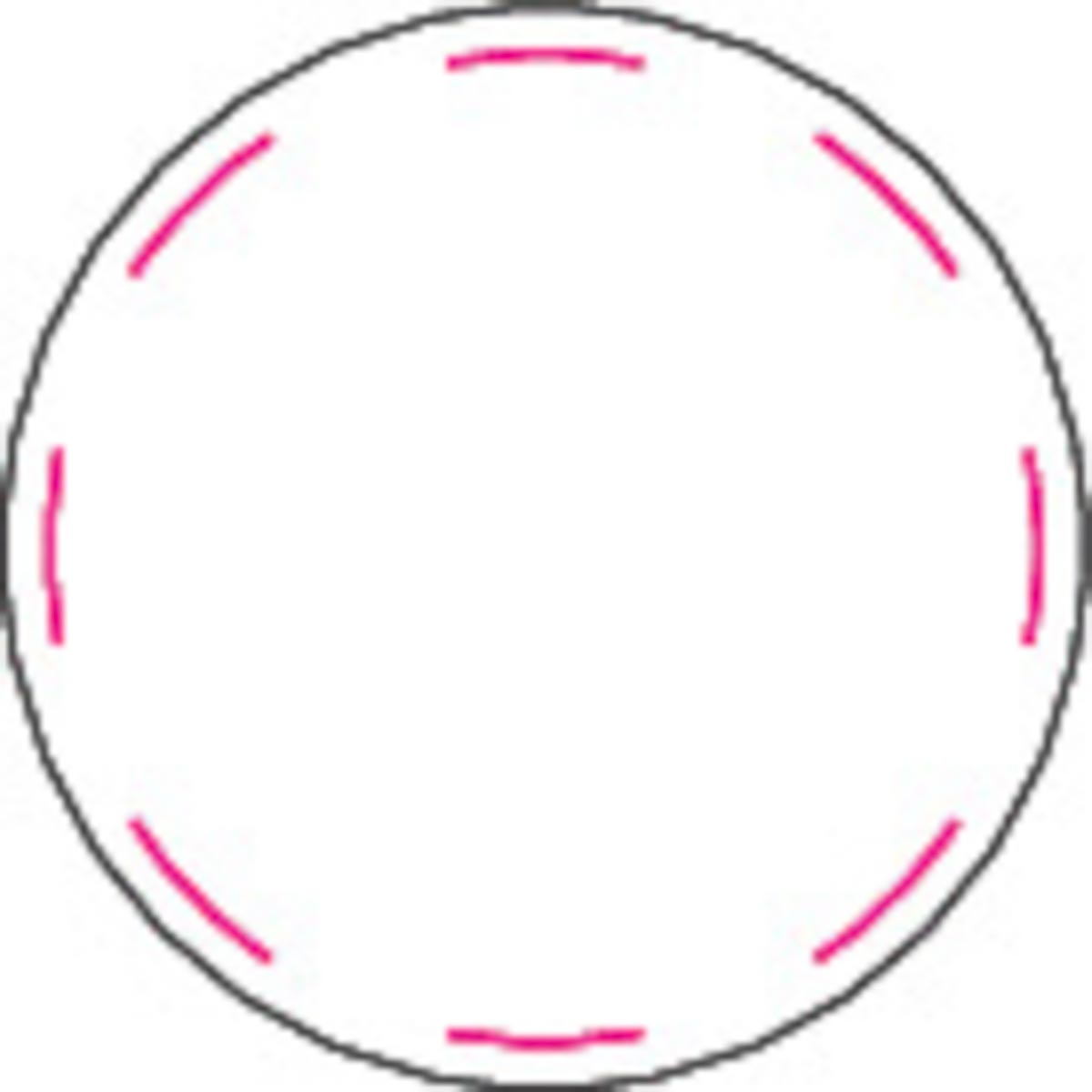 Achterkant (Ø 2 cm)