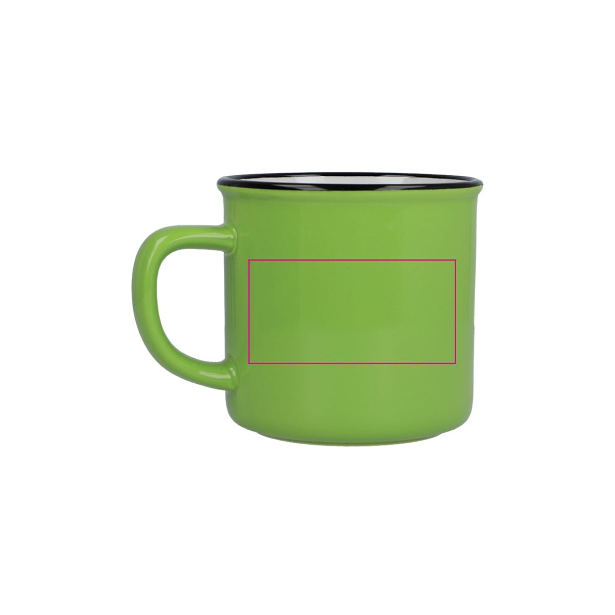 Rechts van het handvat (30 x 60 mm)