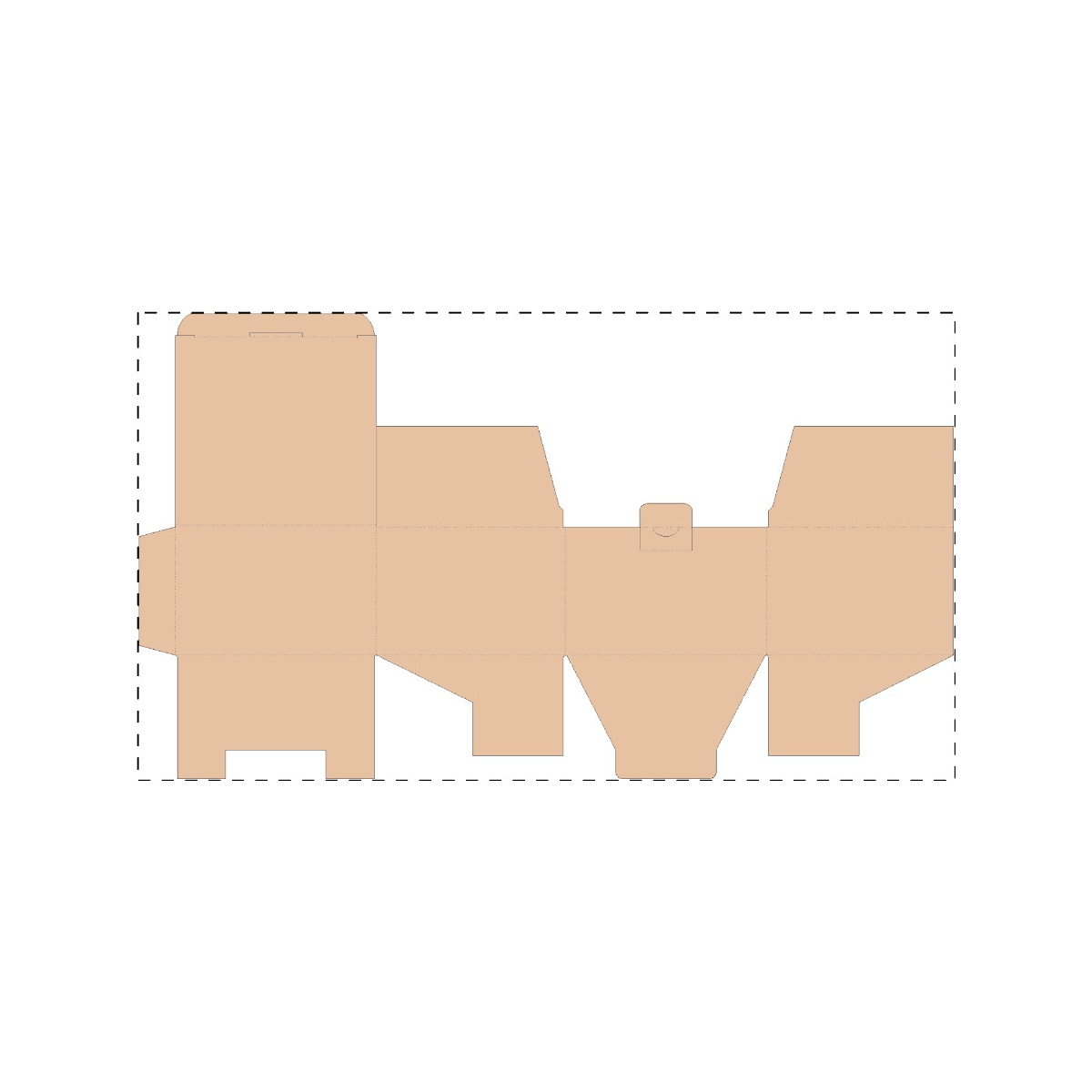 Tas 1 voor linkshandigen (3 x 2 cm)