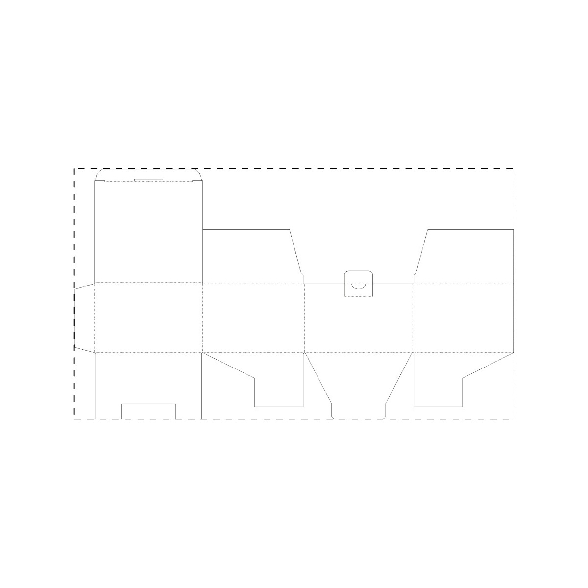 Tas 1 voor rechtshandigen (3 x 2 cm)