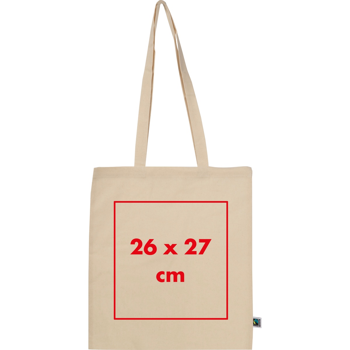 Op de tas (25 x 20 cm)