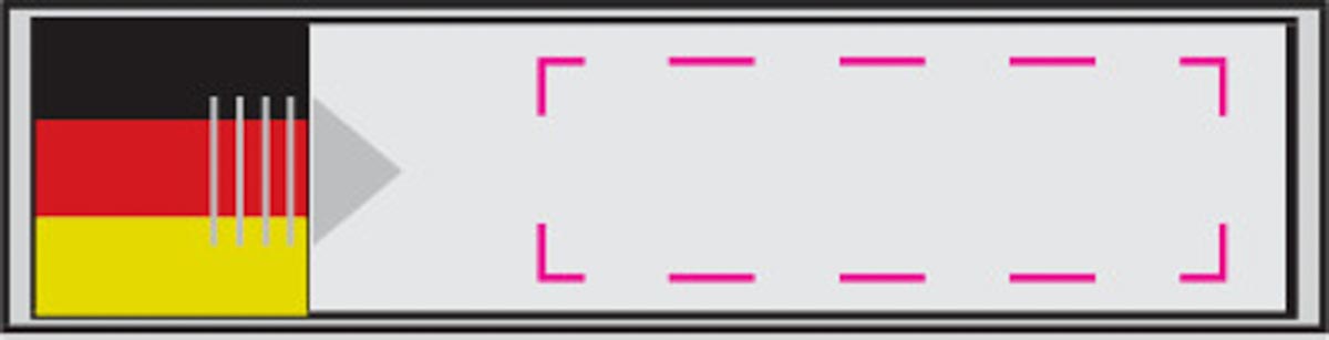 op deksel (4,3x1,1 cm)