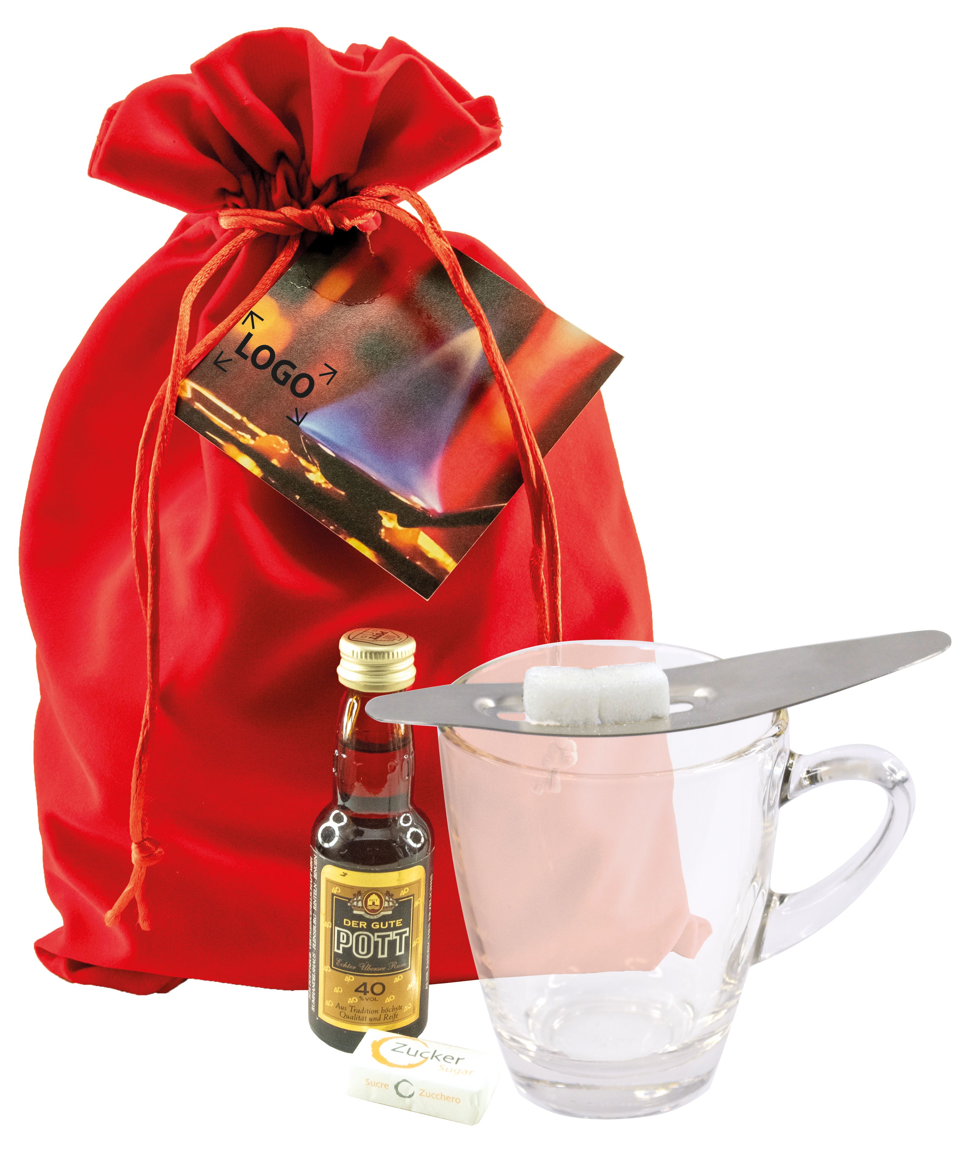 op de kaart (7,0 x 7,0 cm)