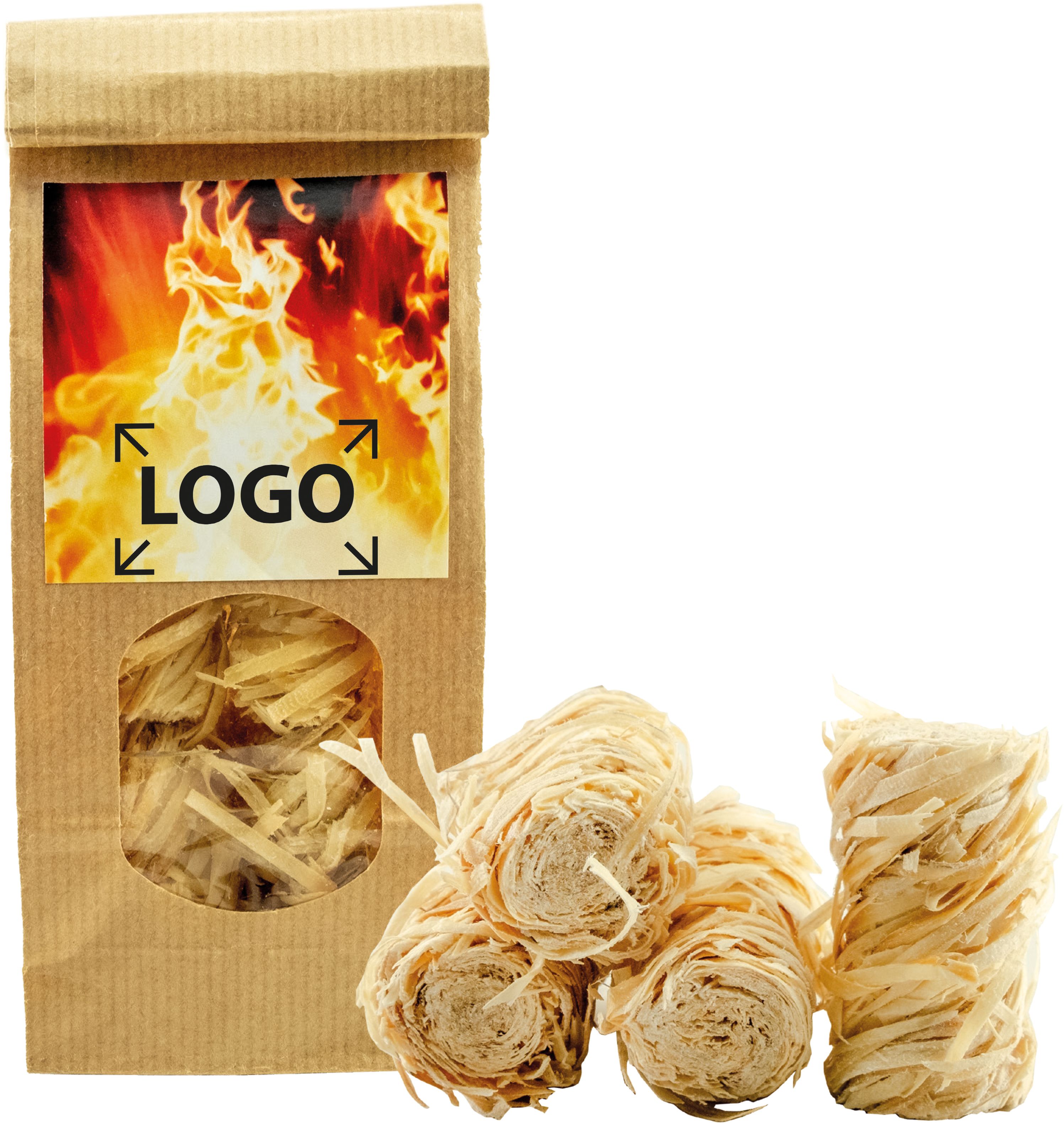 Op het etiket (6,0 x 6,0  cm)