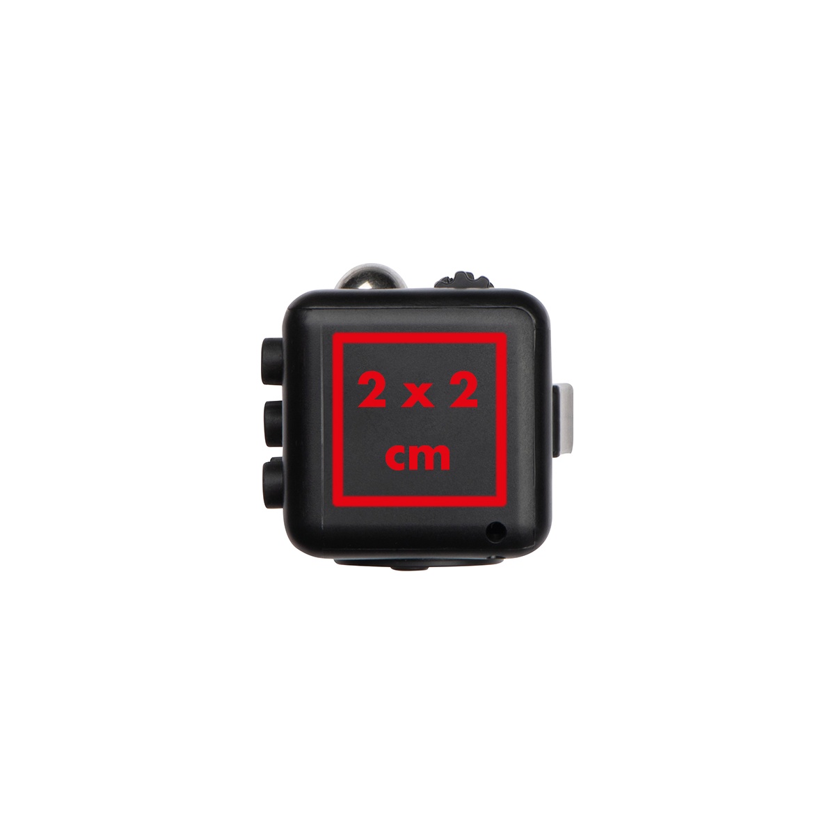 Aan de zijkant (1,5 x 1,5 cm)