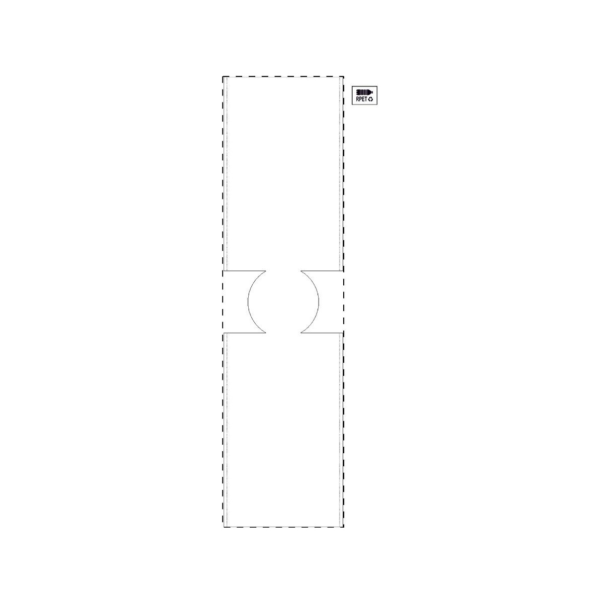 Volledig oppervlak (10,5 x 39,4 cm)