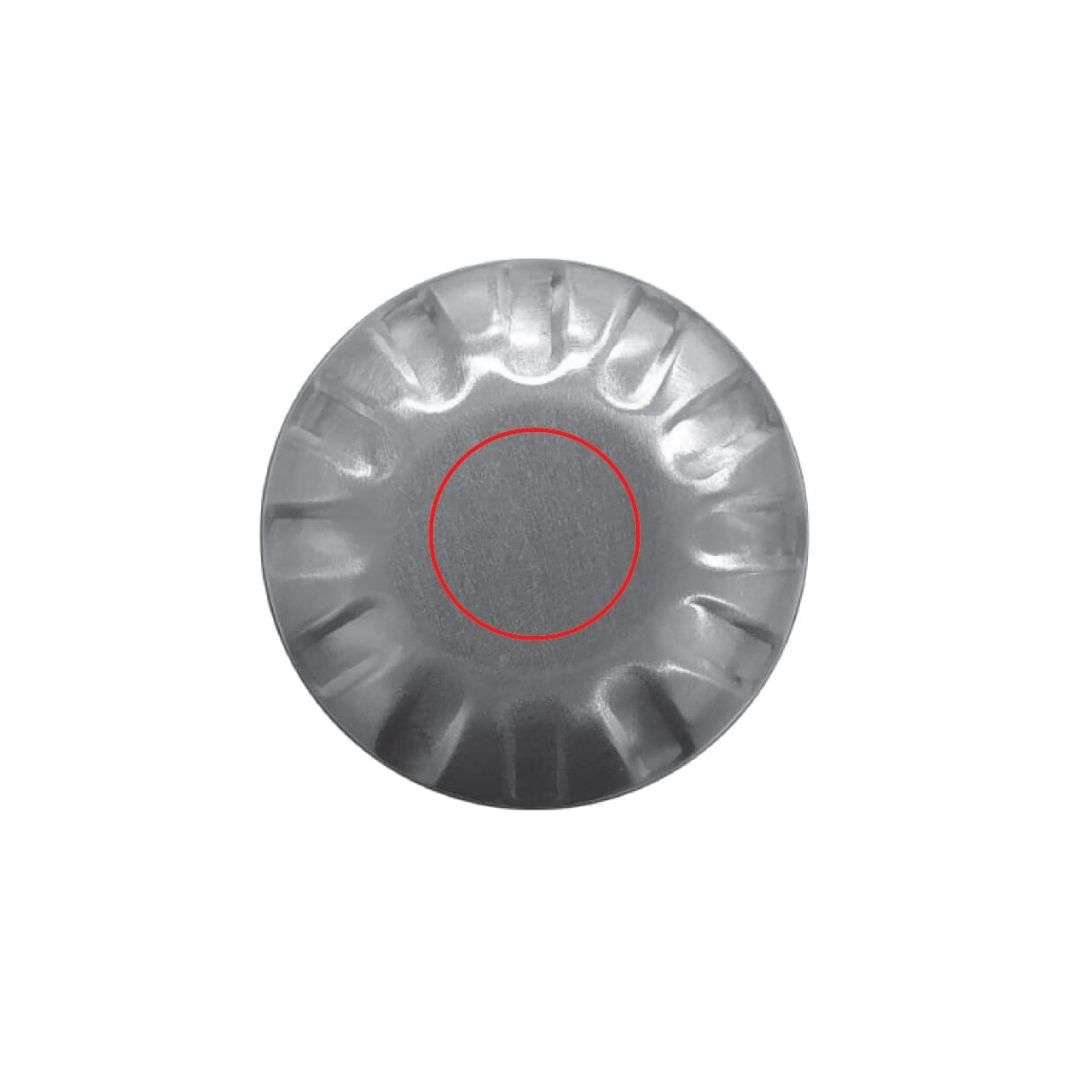 Op de dop (Ø 17 mm)