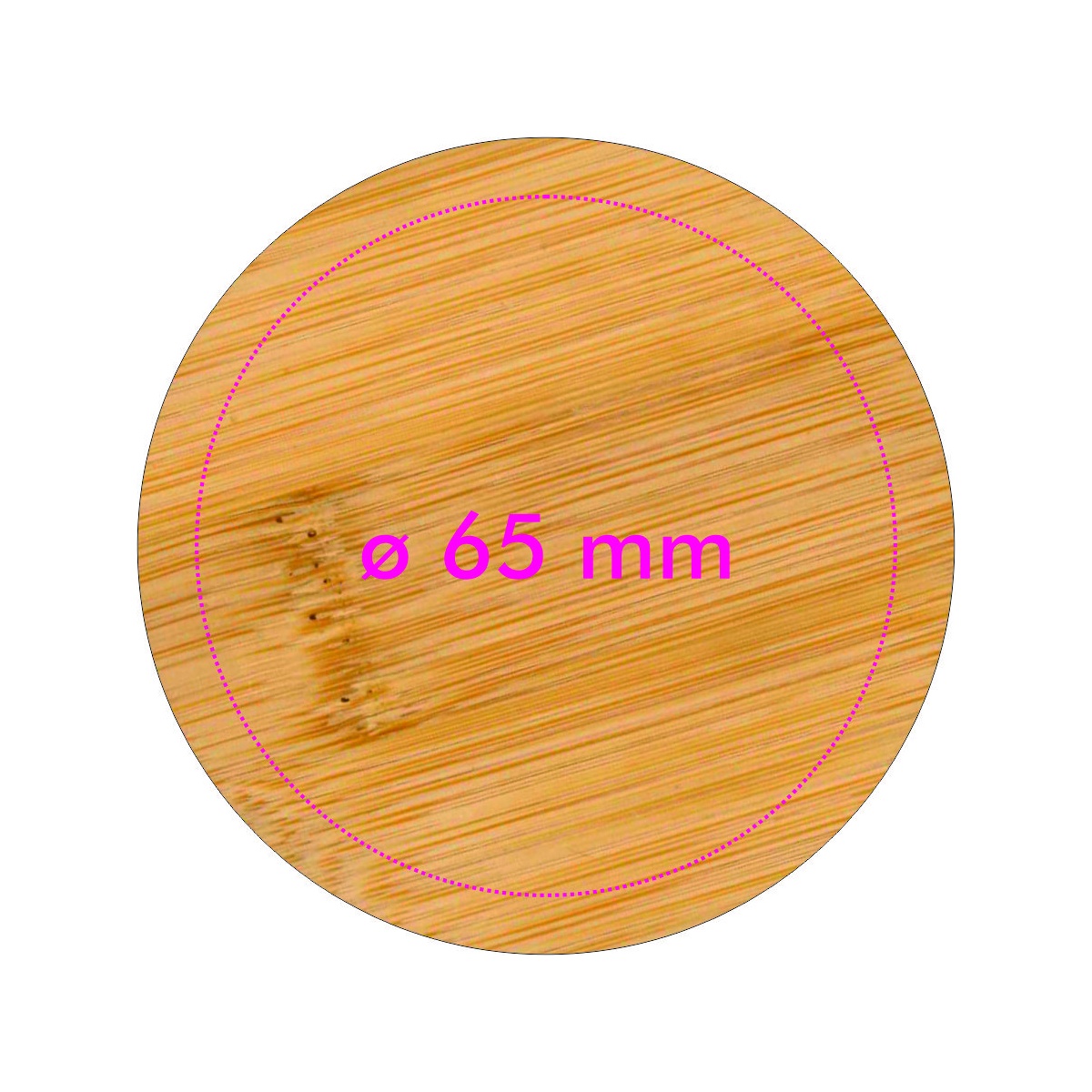 Voorzijde (ø 7,3 cm)