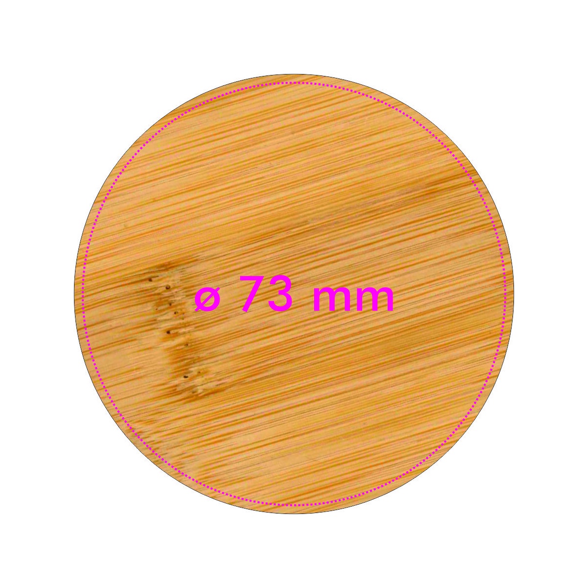 Voorzijde (ø 5 cm)