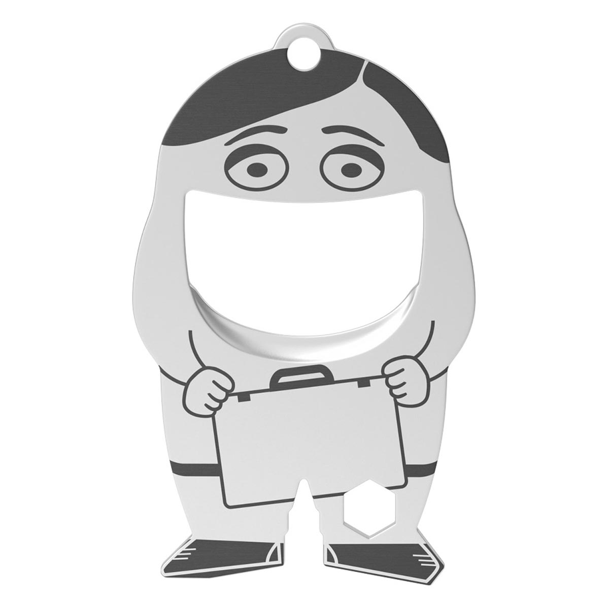 Voorzijde (1,7 x 0,8 cm )