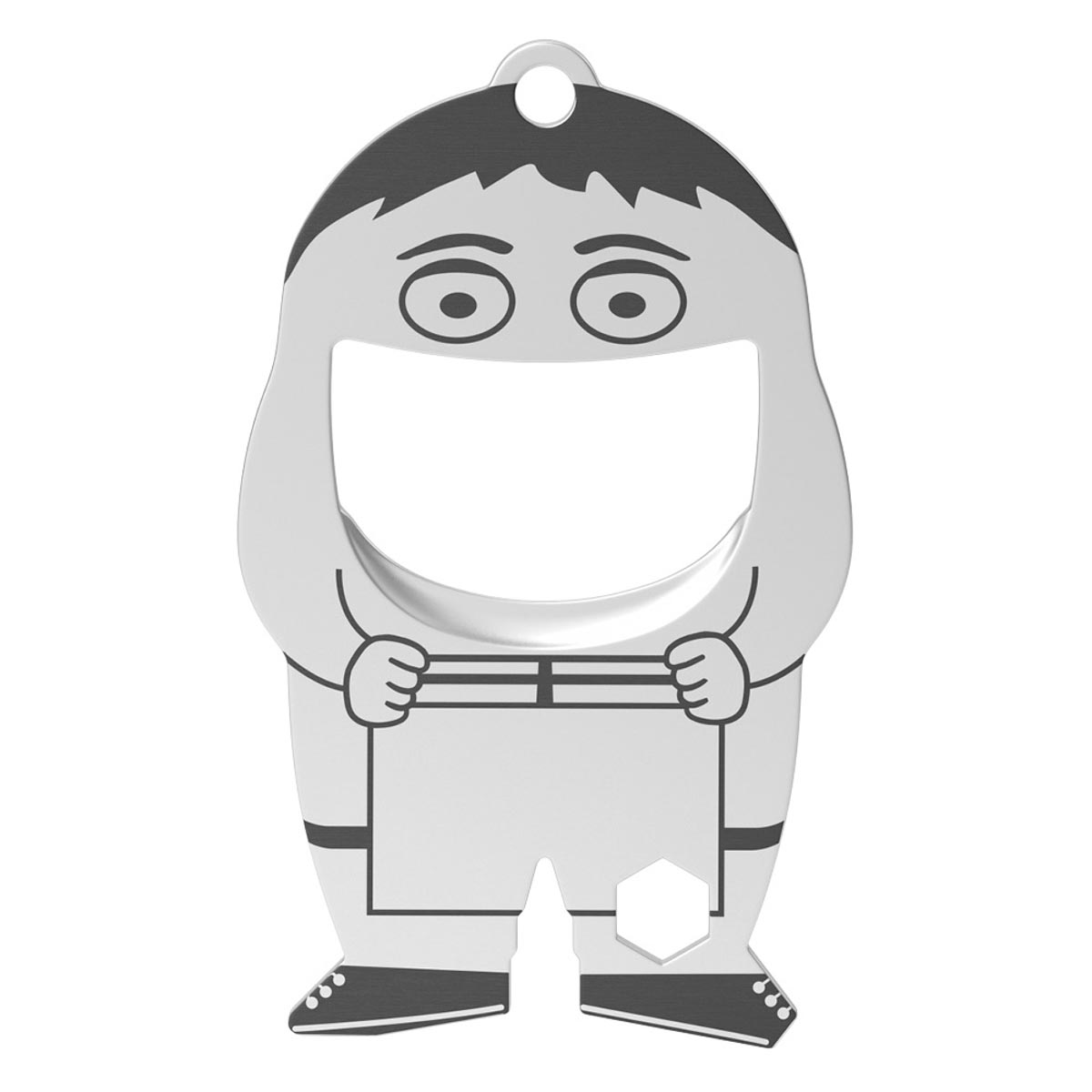 Voorzijde (1,7 x 0,7 cm )