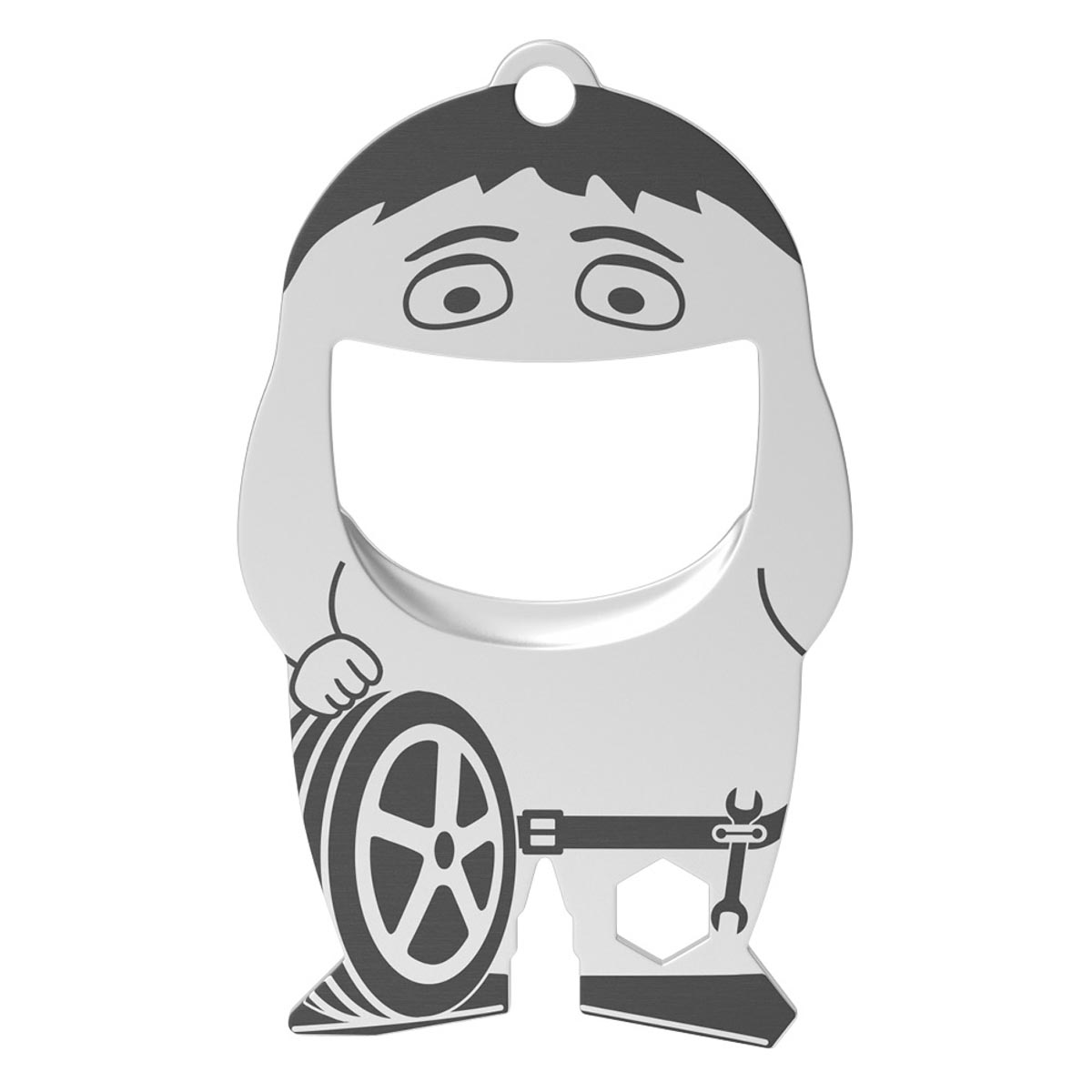 Voorzijde (1,6 x 0,7 cm)