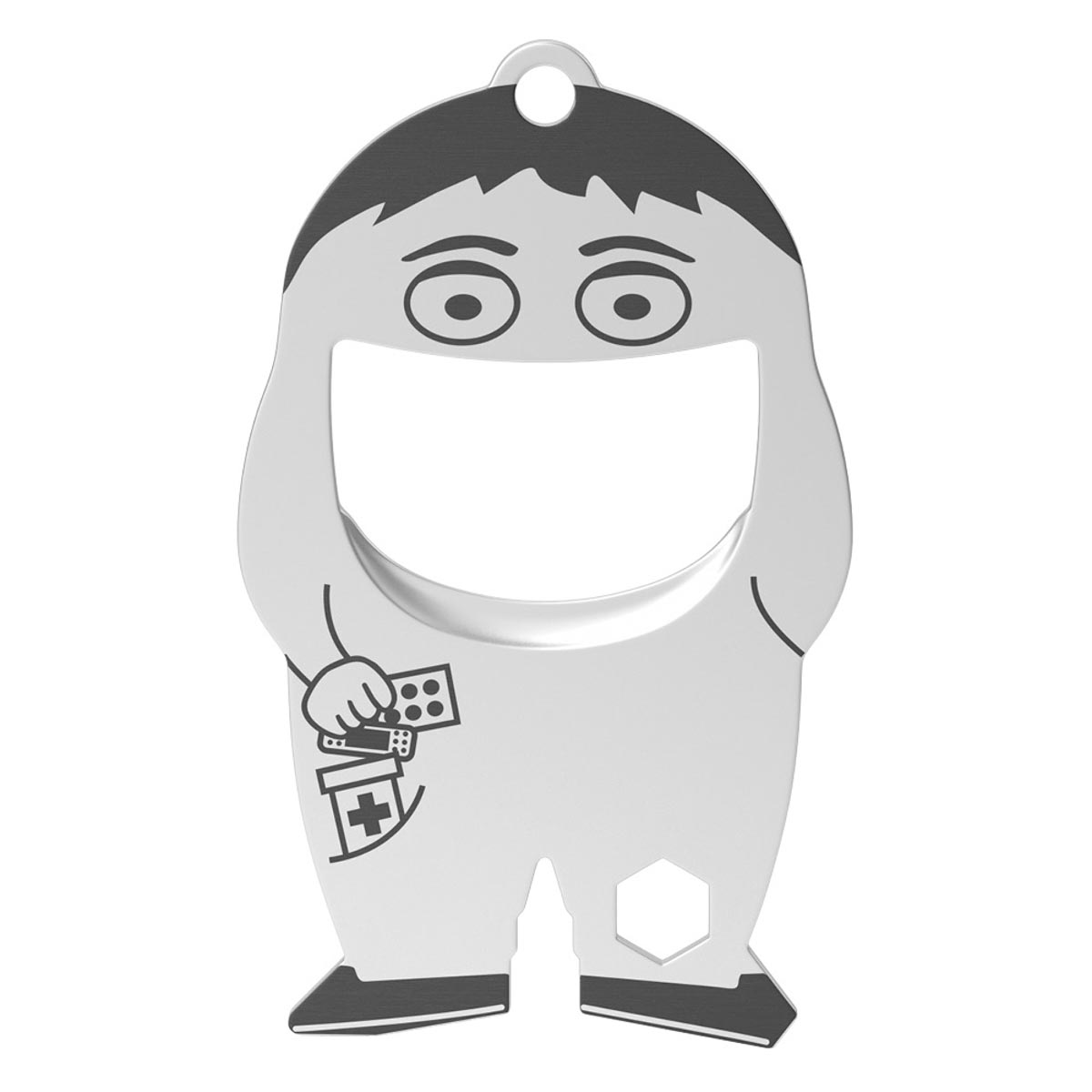 Voorzijde (1,7 x 1,1 cm)