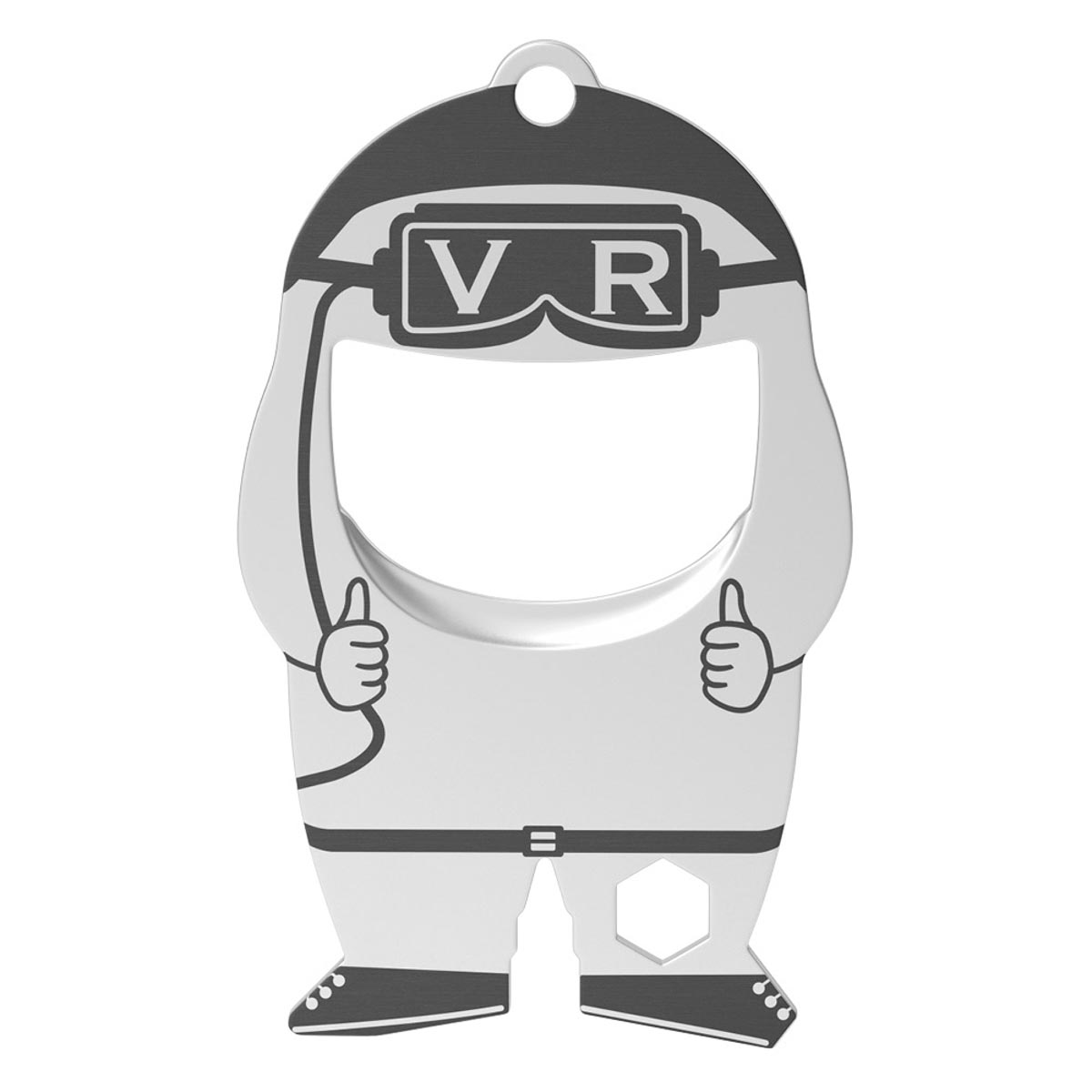 Voorzijde (1,7 x 0,9 cm)