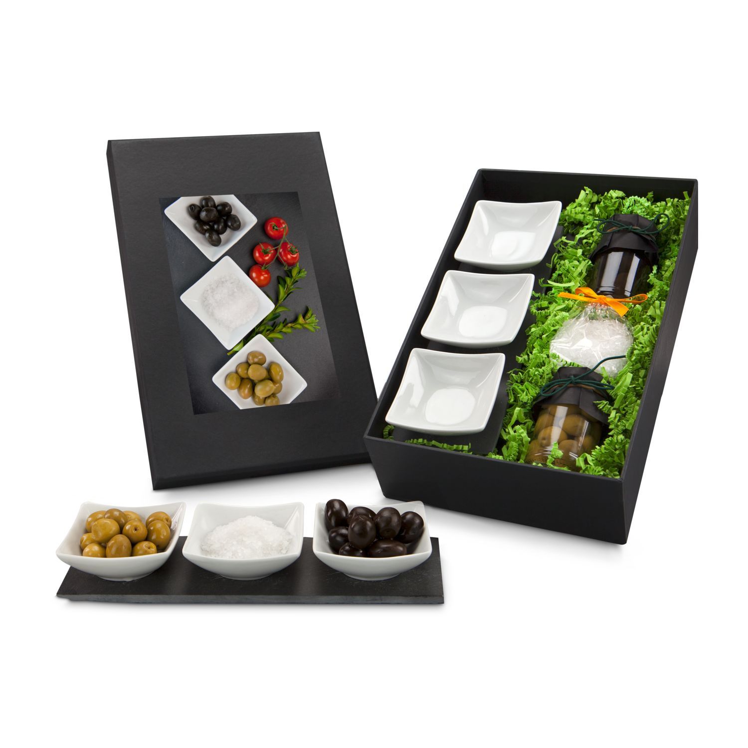 op het bord (25 x 7 cm)