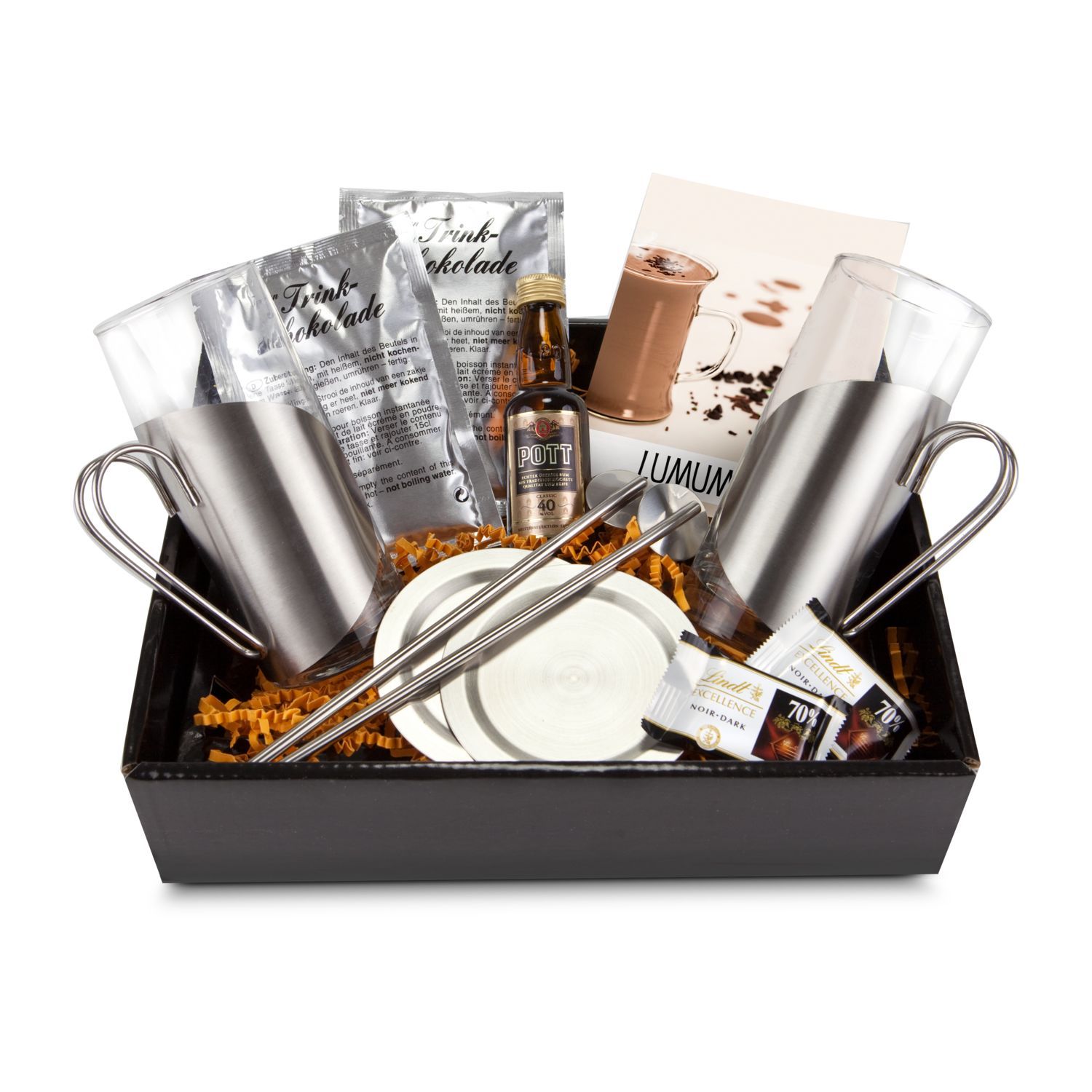 op de onderzetter (Ø 5 cm)