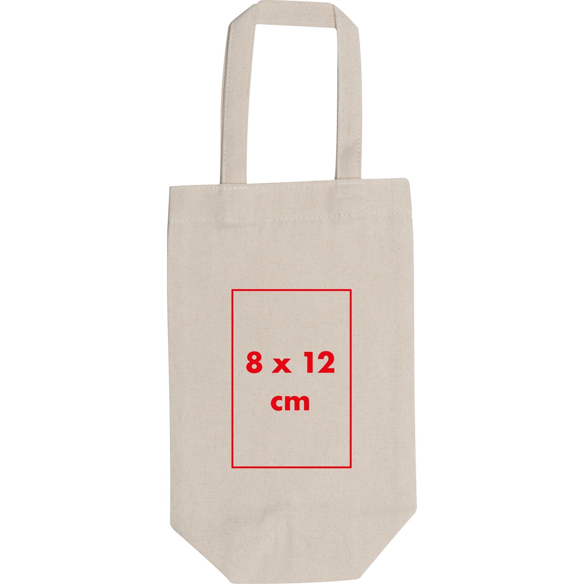 Op de zak (8 x 12 cm)