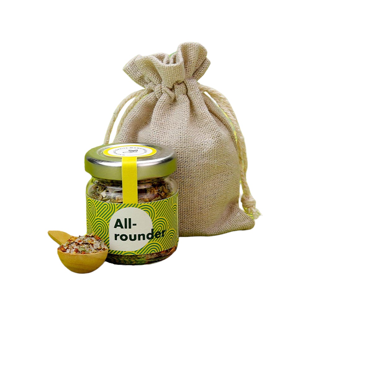 Label op glas (100 x 79 mm)
