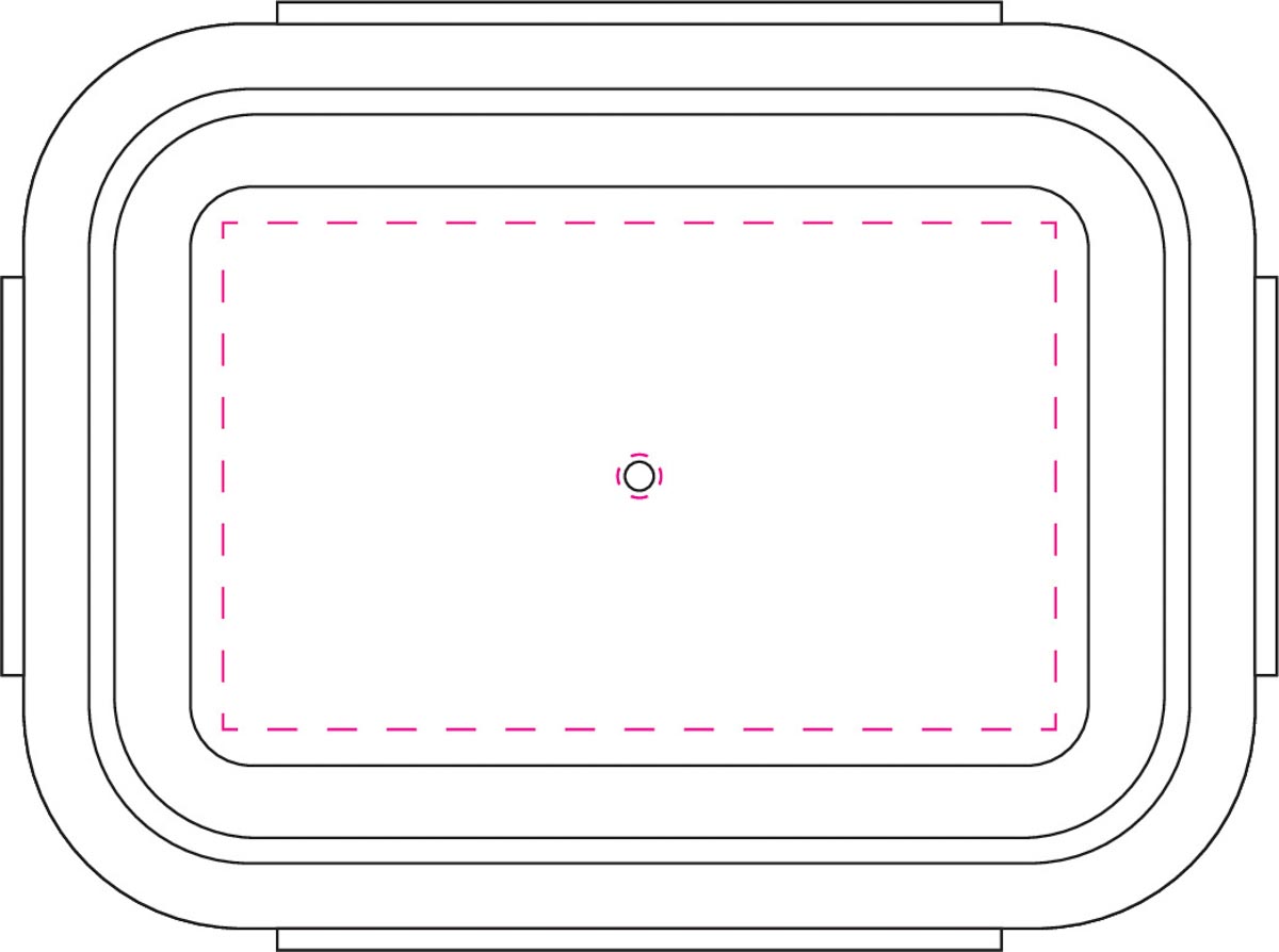 op deksel (11,5x7 cm)