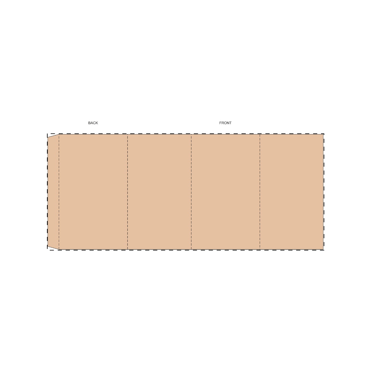 Bovenste wikkelgebied (20 x 4 cm)