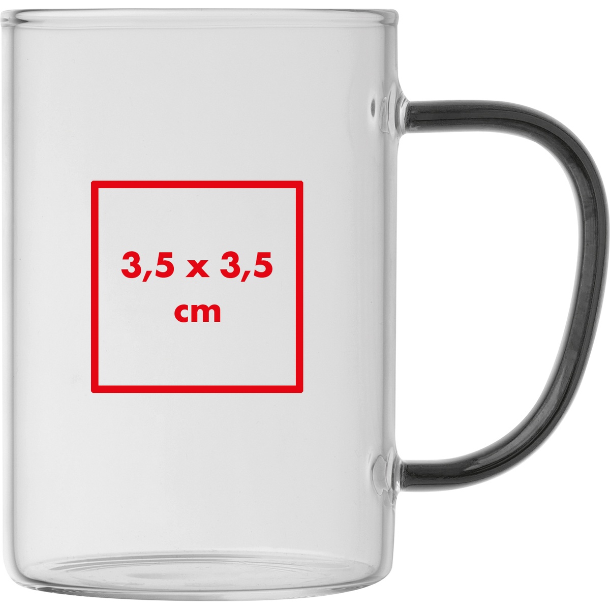 Op de beker (5 x 5 cm)