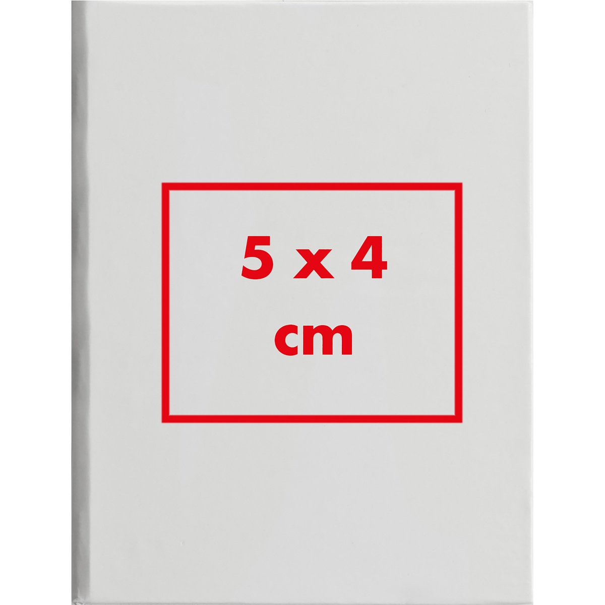 Op de map (5 x 4 cm)
