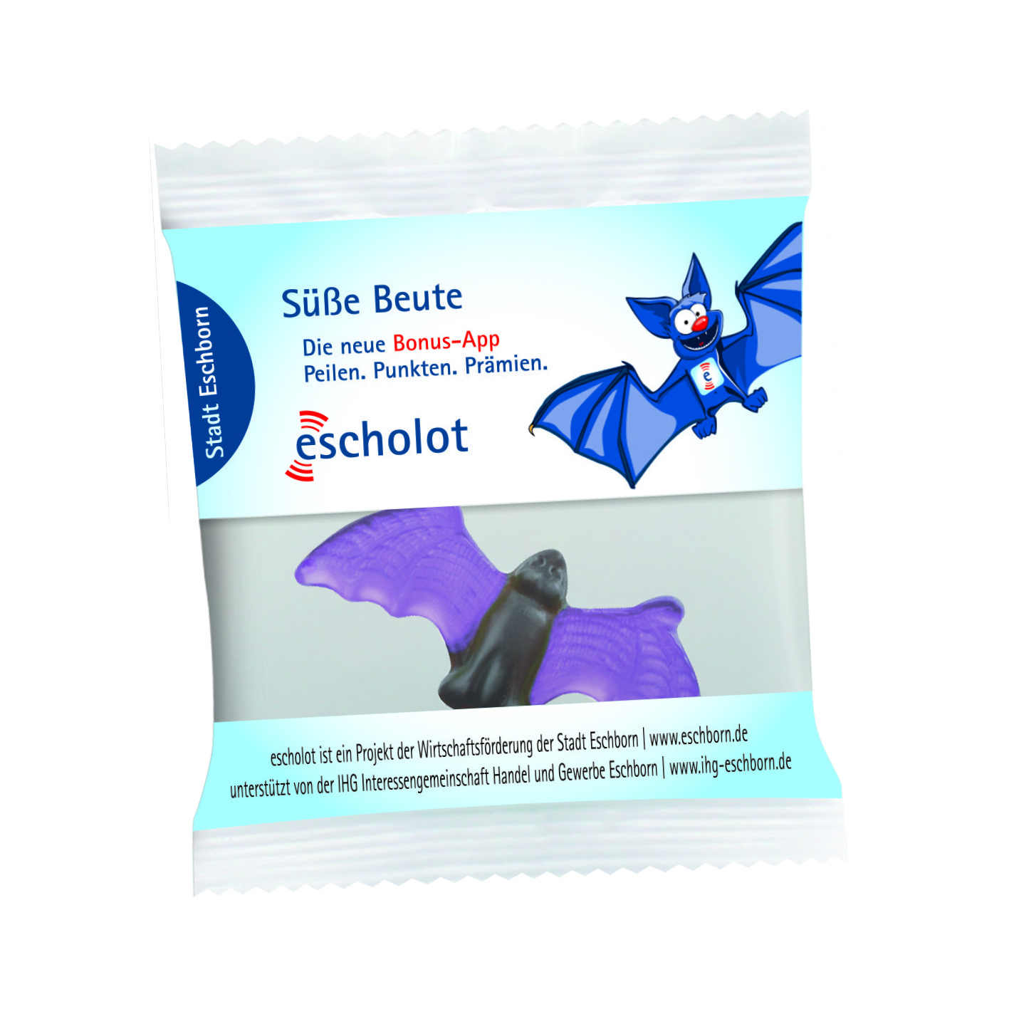 op het artikel (8,0 x 9,0 cm)