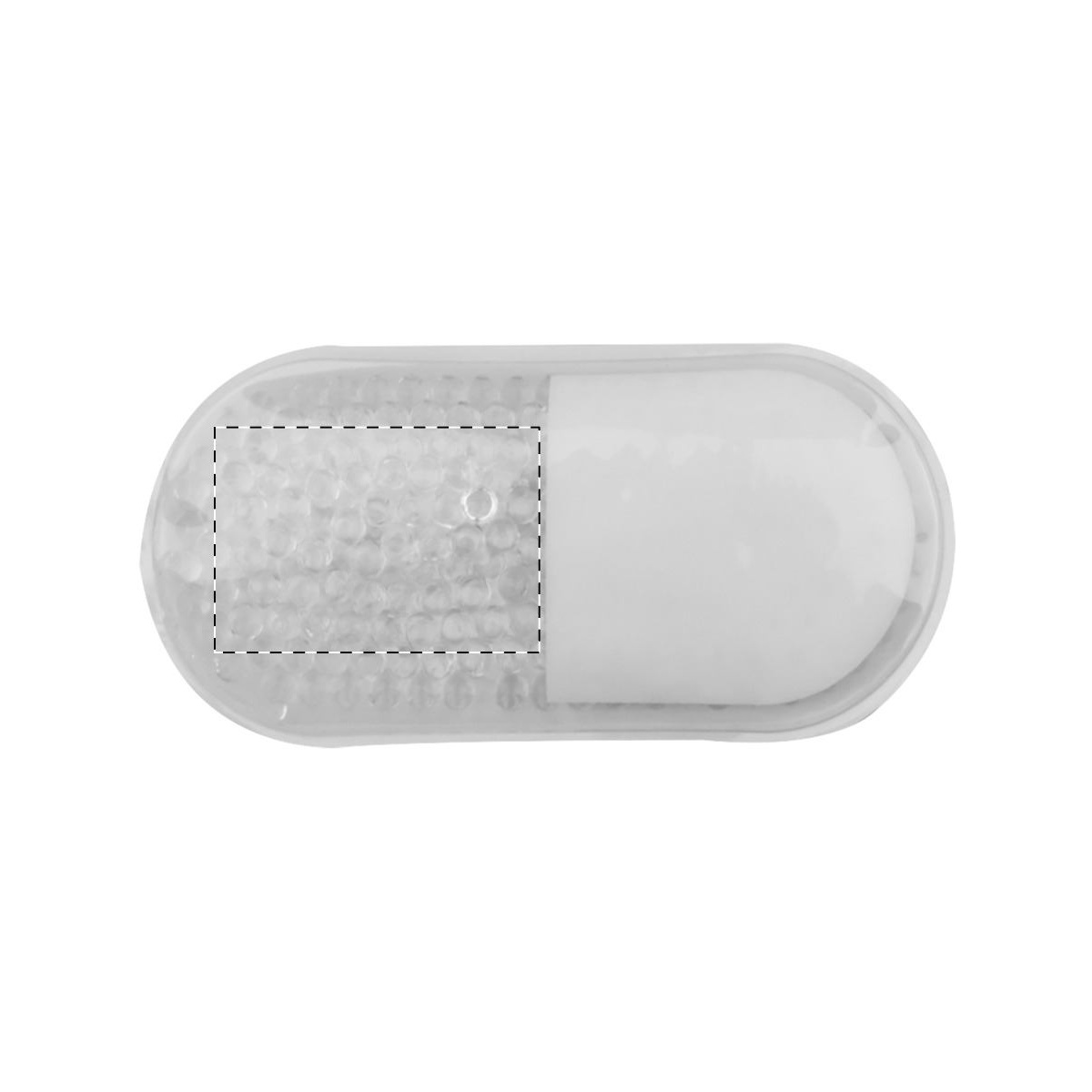 Voorkant gekleurde vlak (4 x 1 cm)