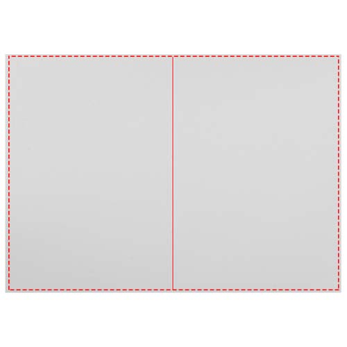 buitenzijde van de kaart staand (296 x 21 mm)