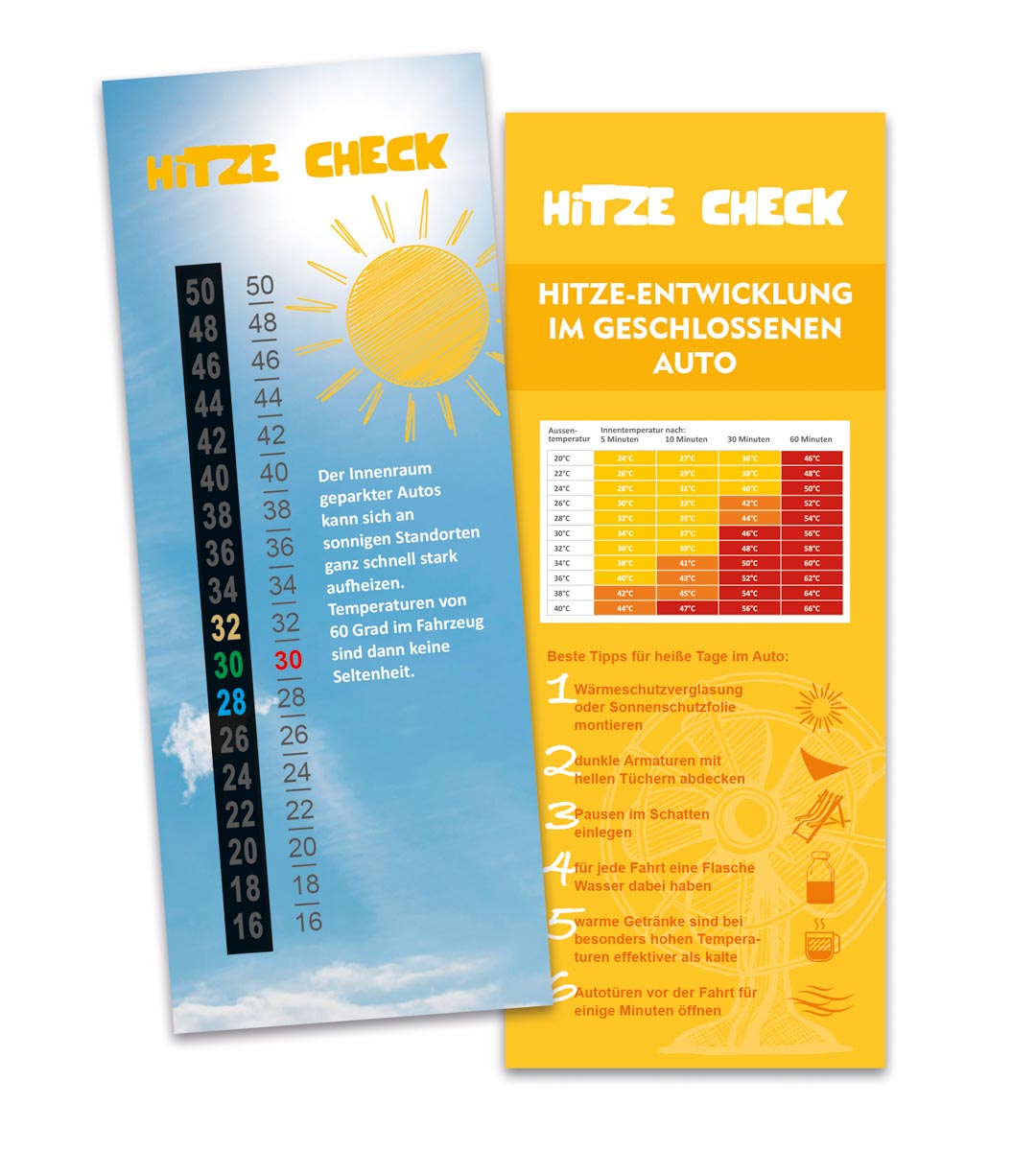 Dubbelzijdig (6 cm x 16 cm )