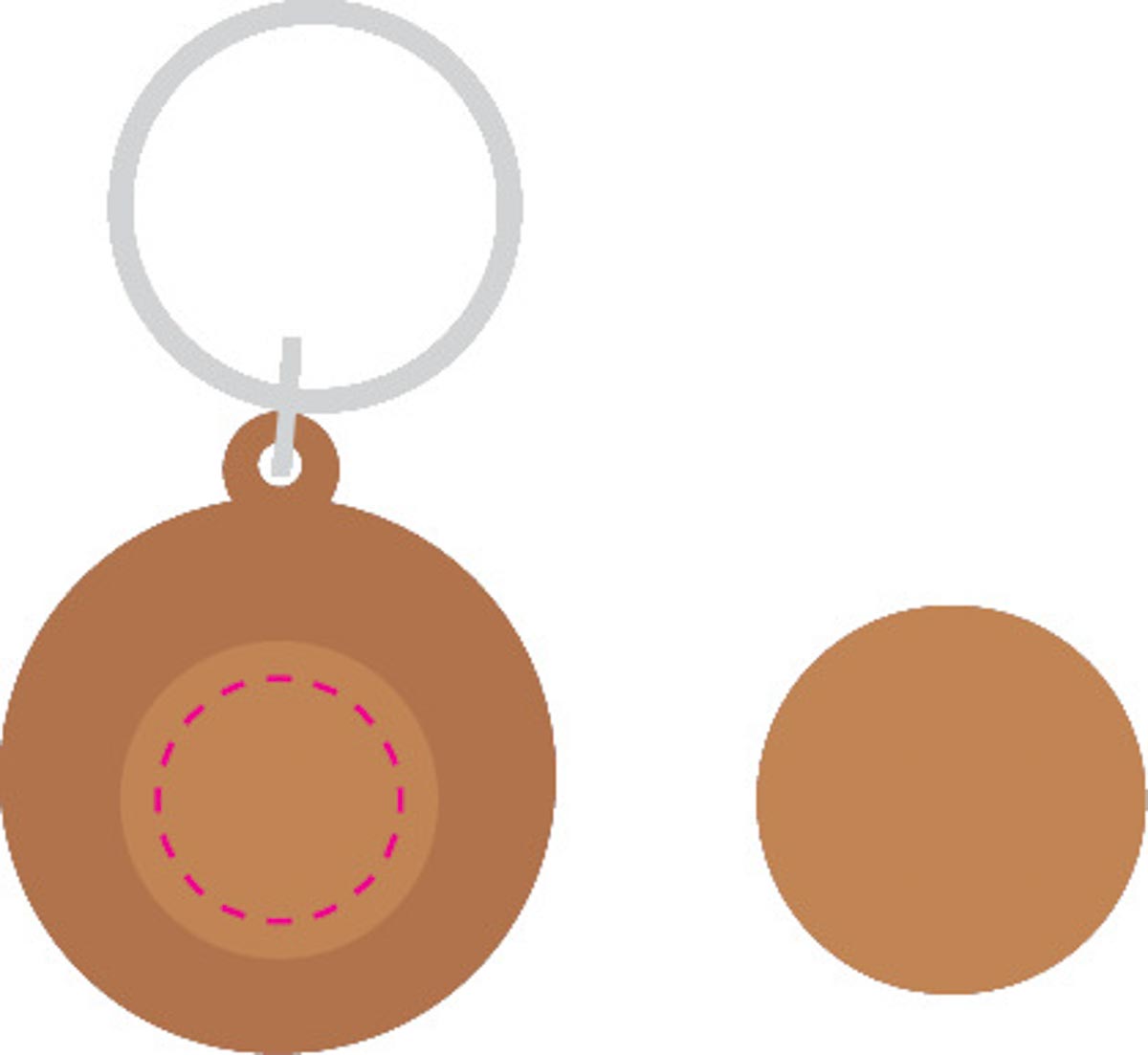 op chip (Ø 1,5 cm)