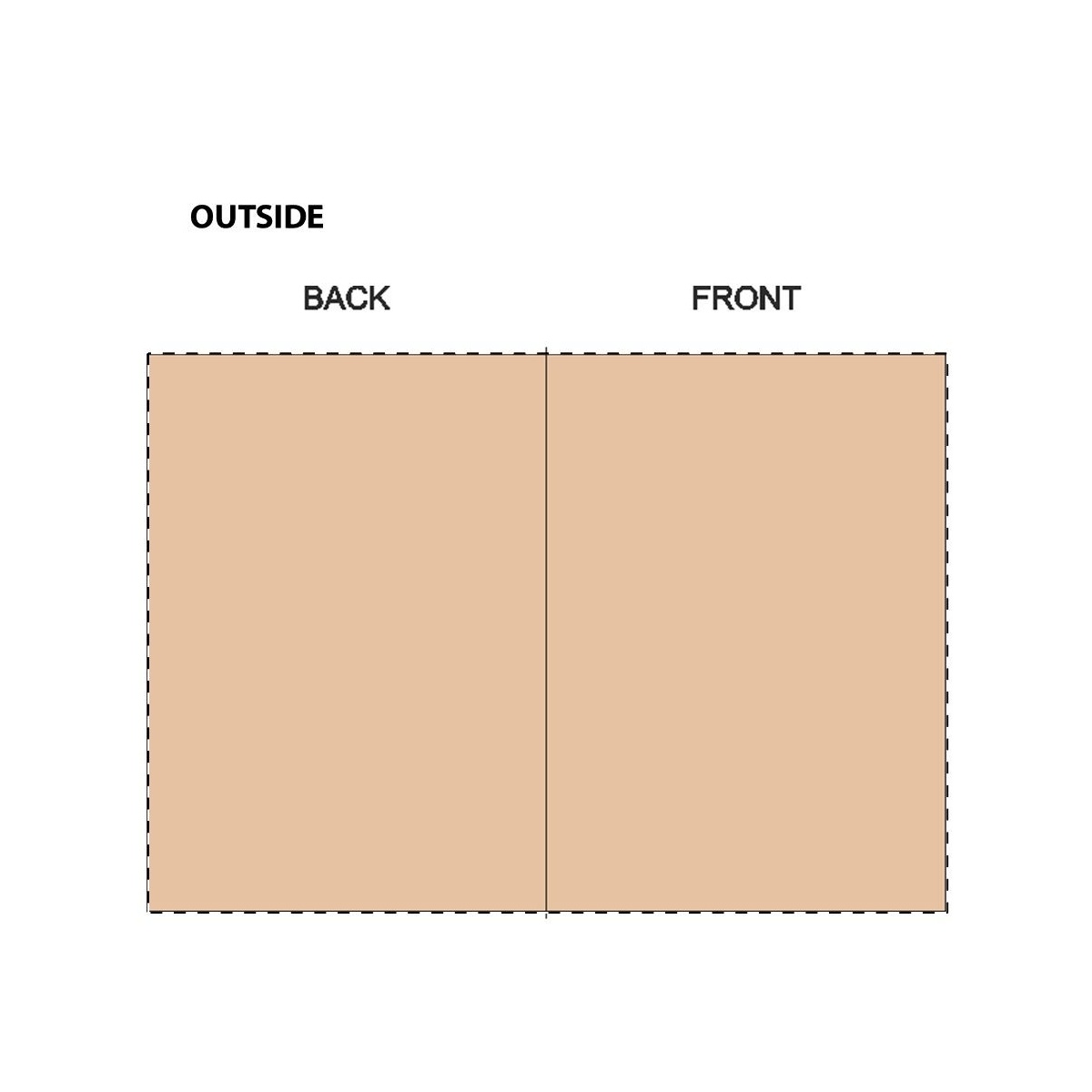 Voorkant envelop (21,2 x 14,8 cm)