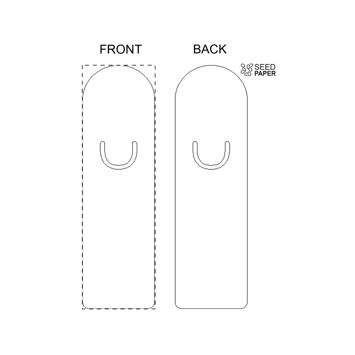 Voorkant (5,2 x 17,5 cm)