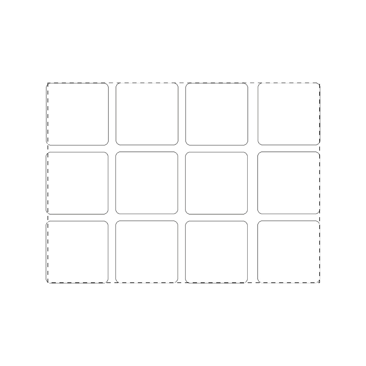 Voorkant (5,5 x 5,5 cm)