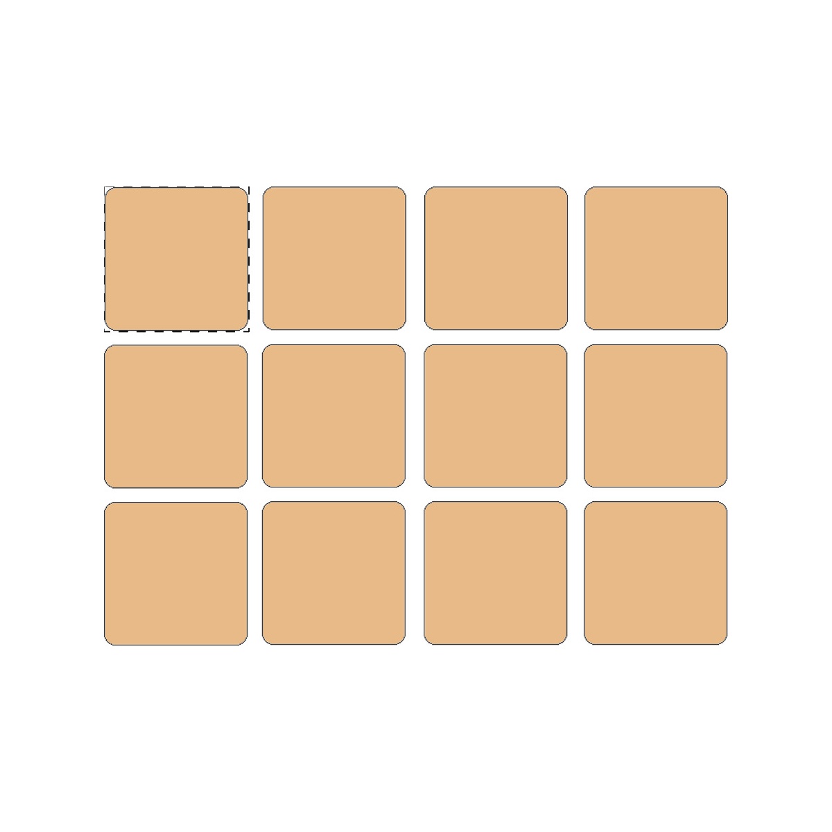 Voorkant (5,5 x 5,5 cm)