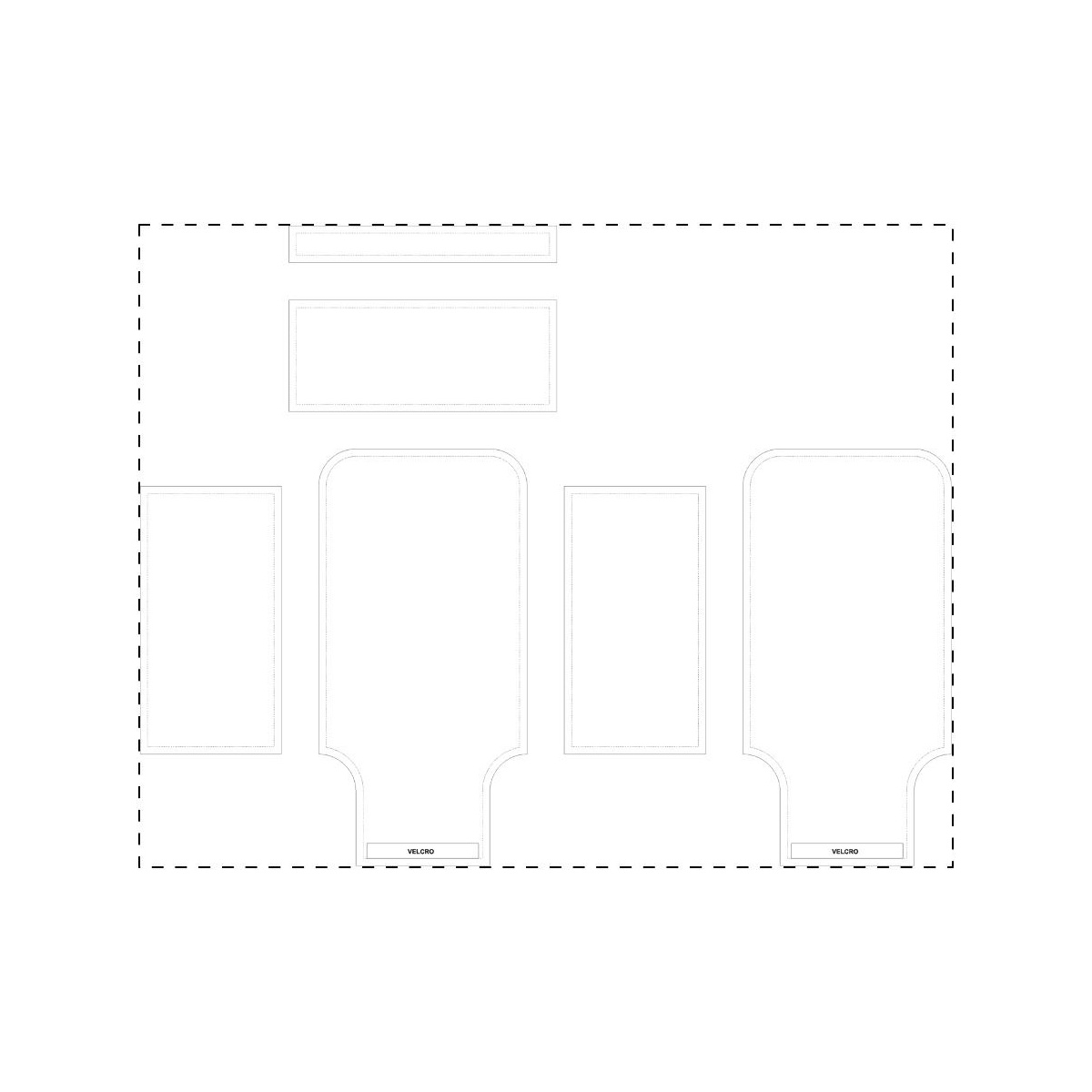 Volledig oppervlak (92 x 76 cm)