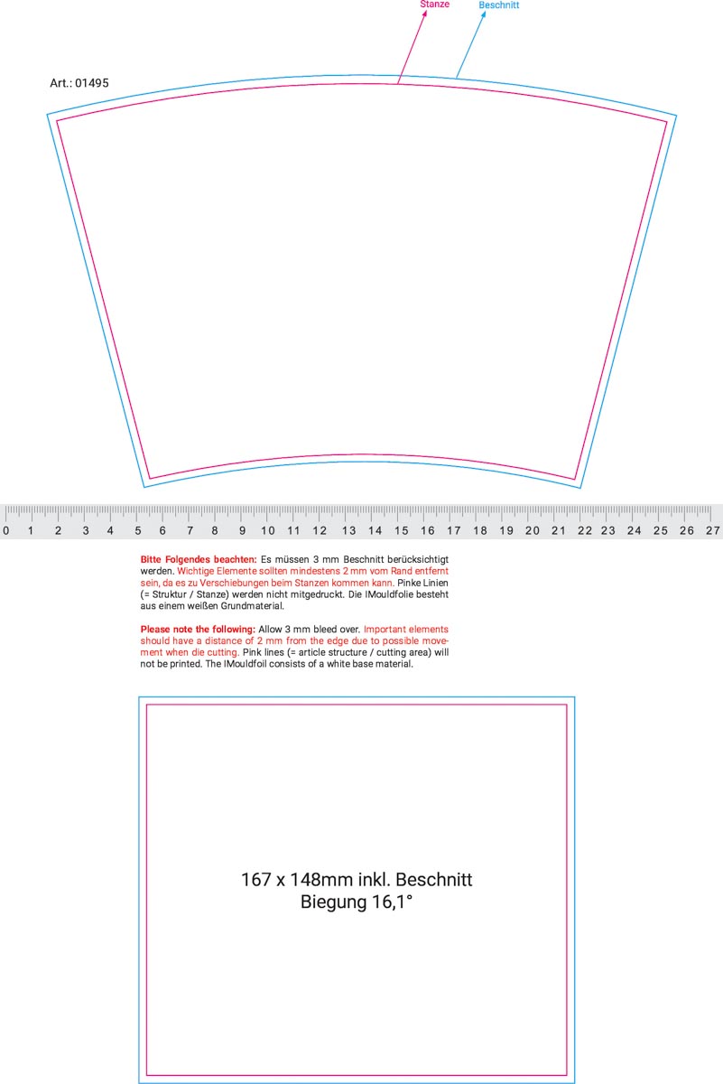 Allover inleg (15,8x24,1 cm)