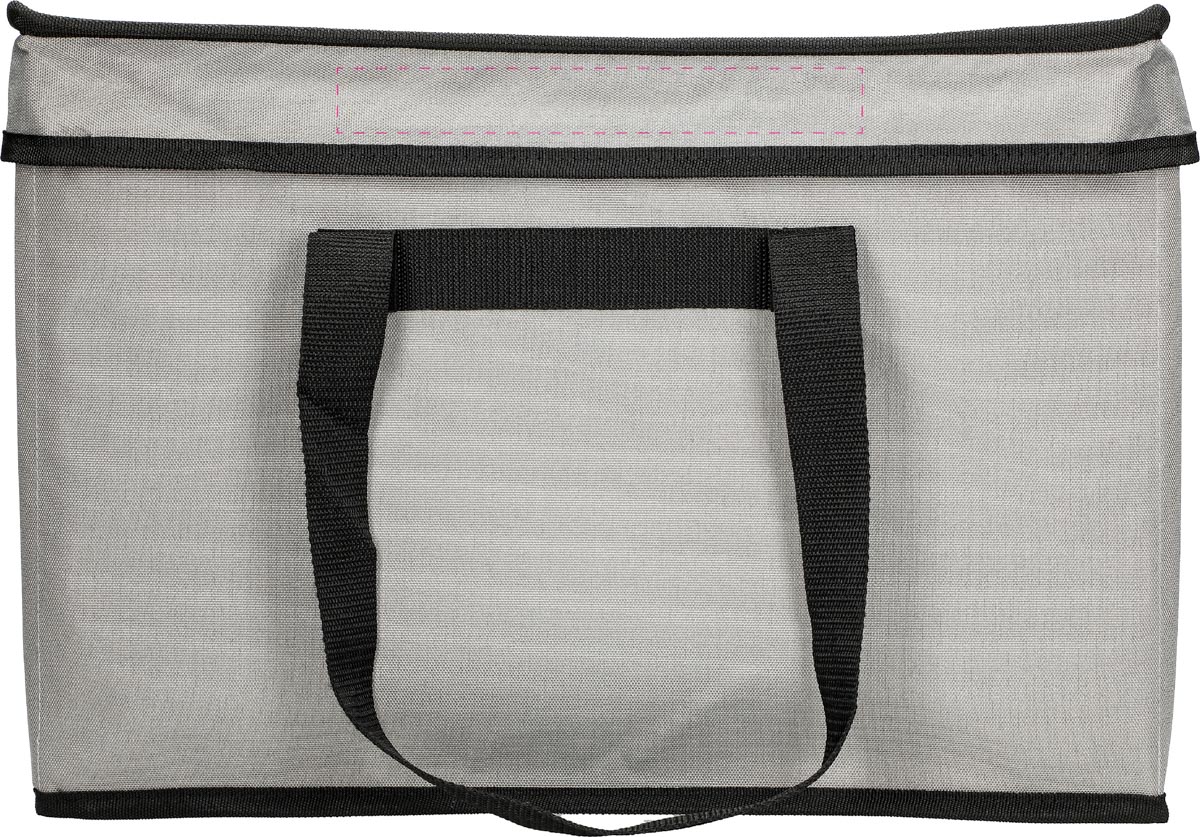 op buitenflap (20x2,5 cm)