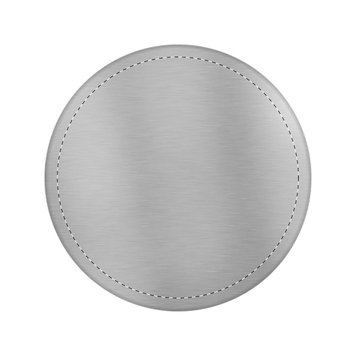 Metalen plaatje (ø 2,8 cm)