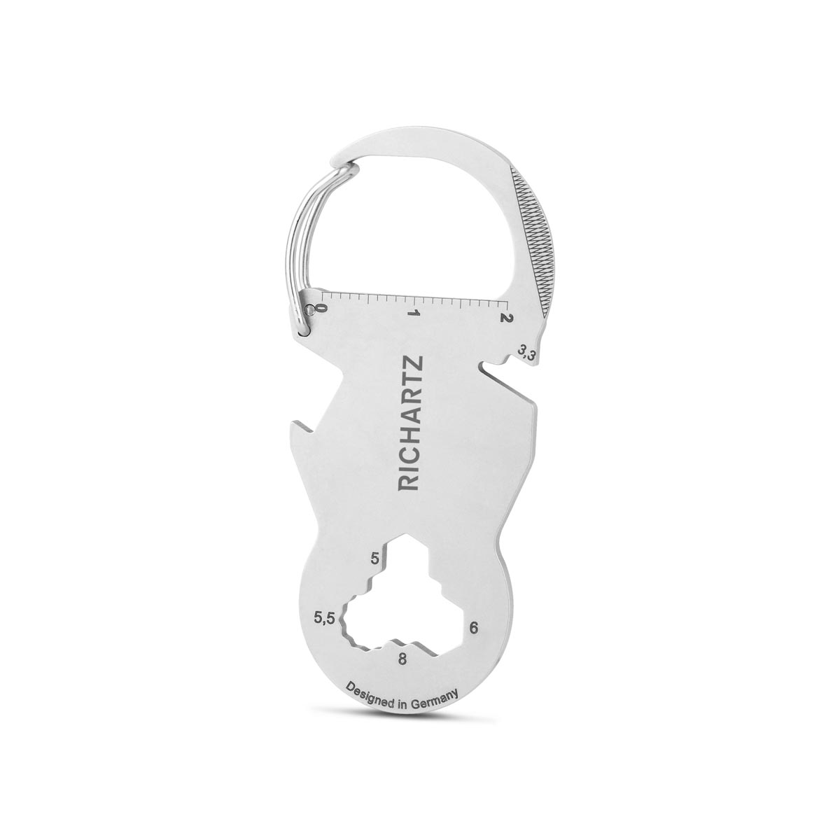 Voorzijde (1,4 x 1,4 cm)