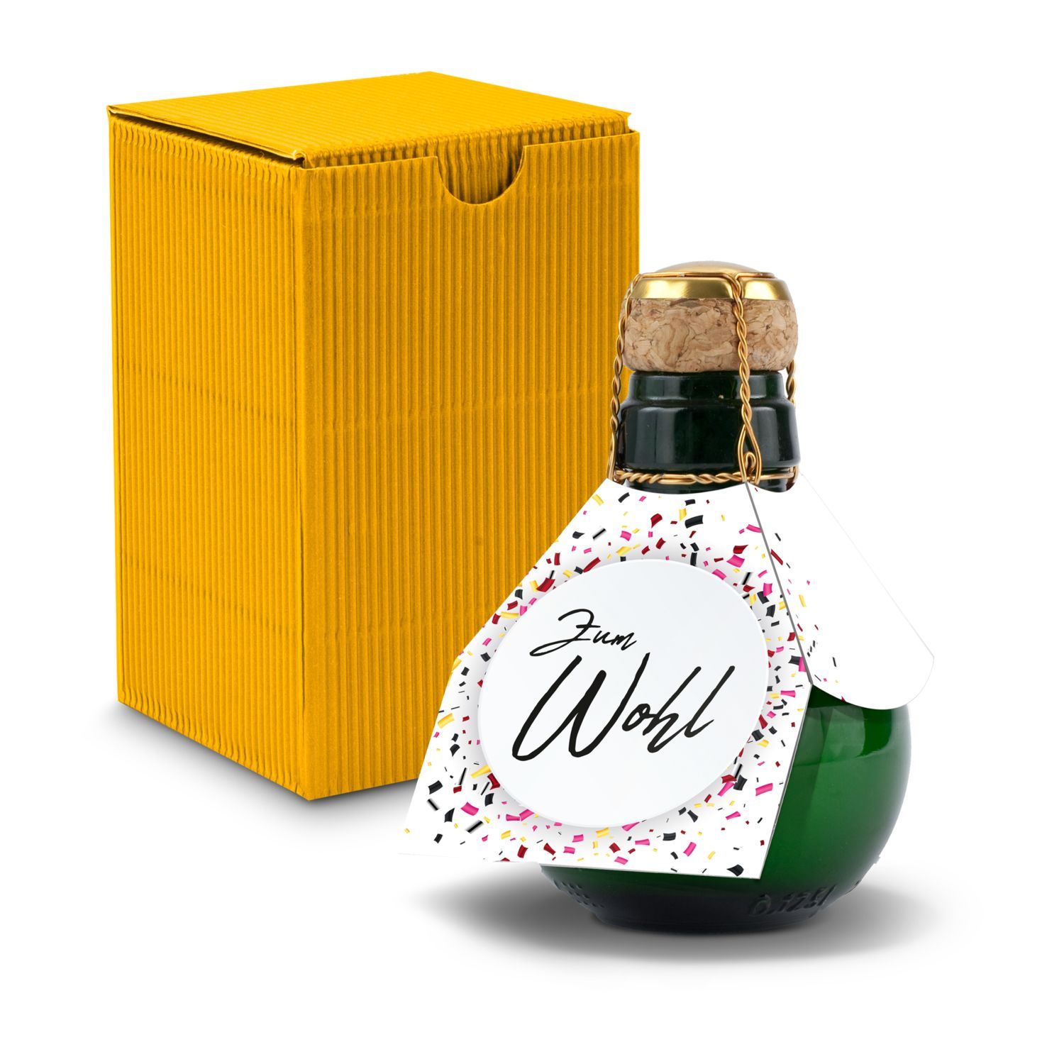 op de fles (ca, 15 x 15 cm,5 x 5 cm)