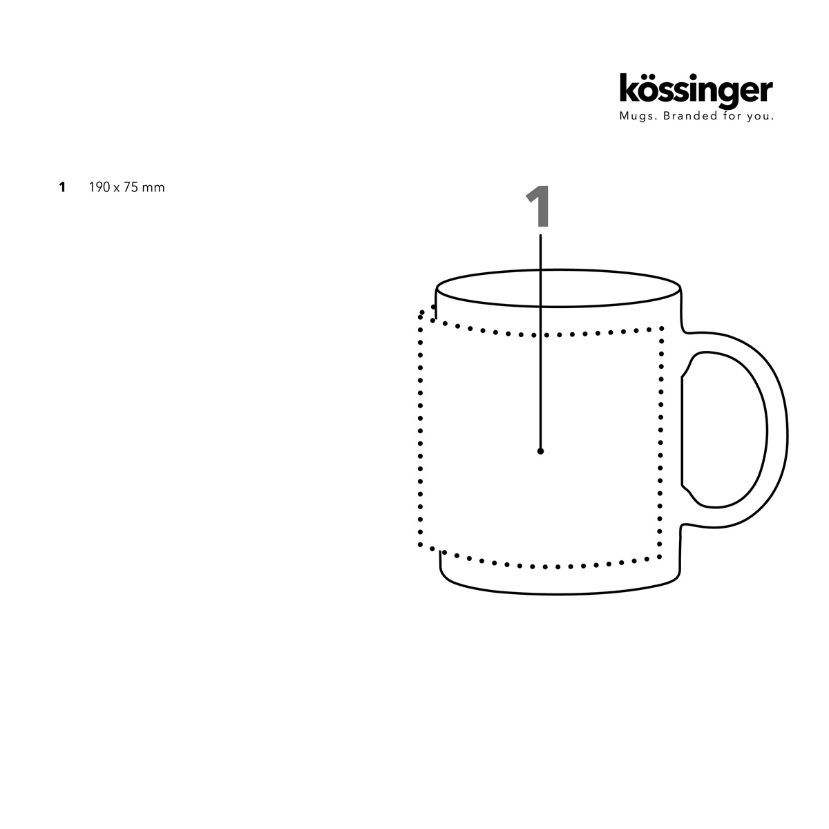 Buitenkant (190 x 75 mm)