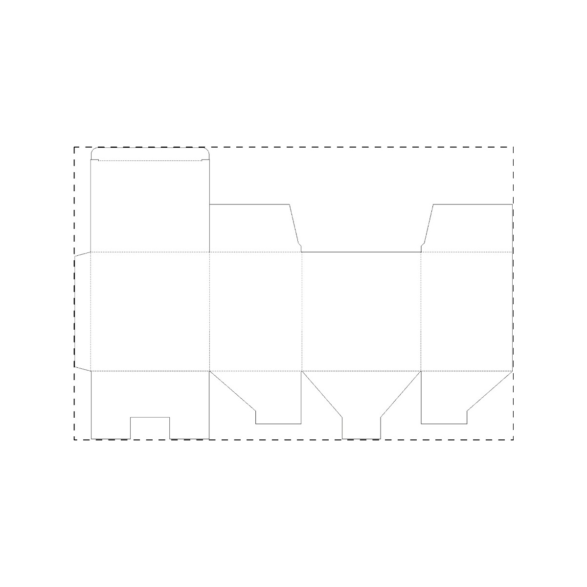 Kraft golfkarton (45,6 x 29,3 cm)