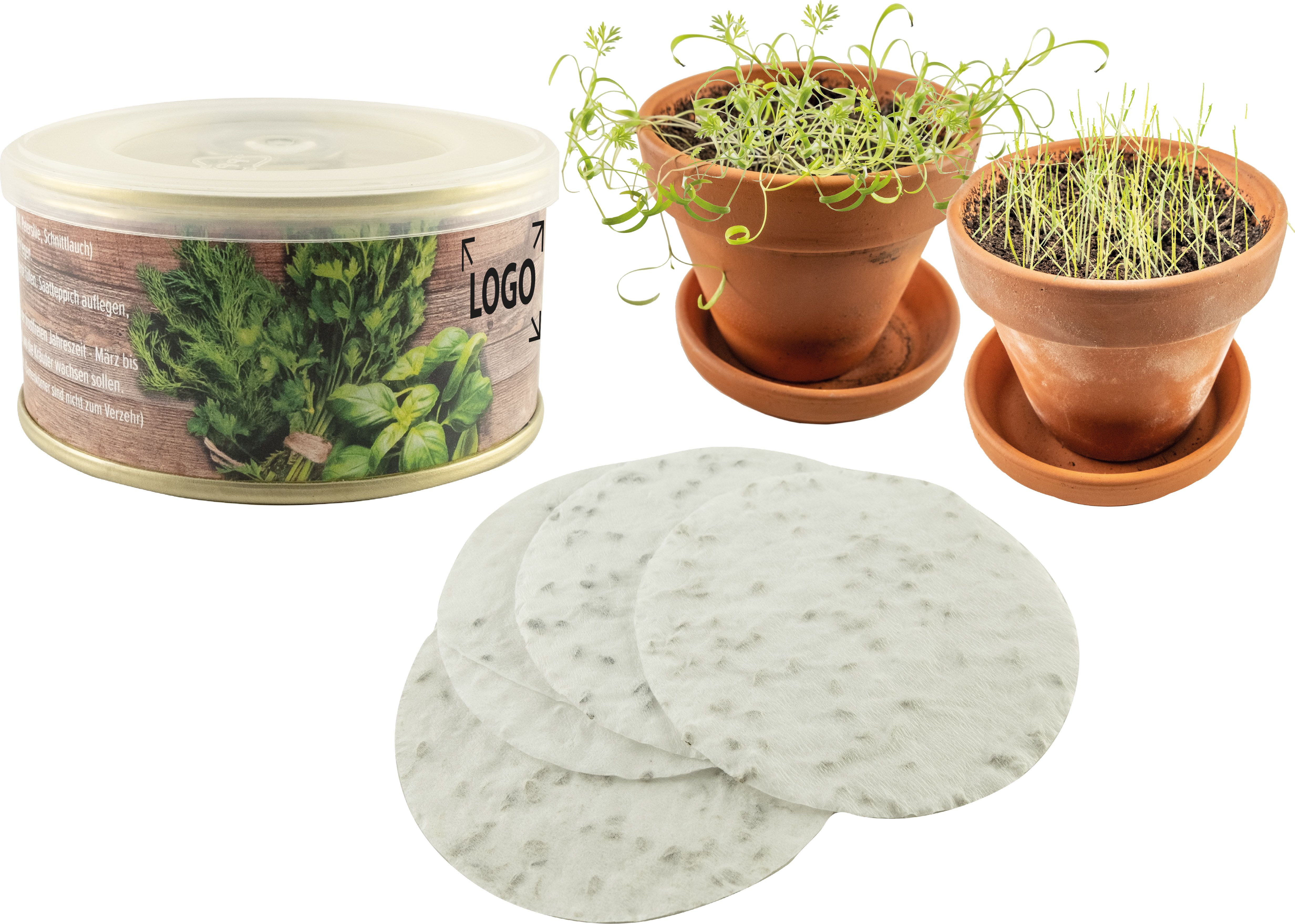 op de banderol (23,3 x 3,15 cm)