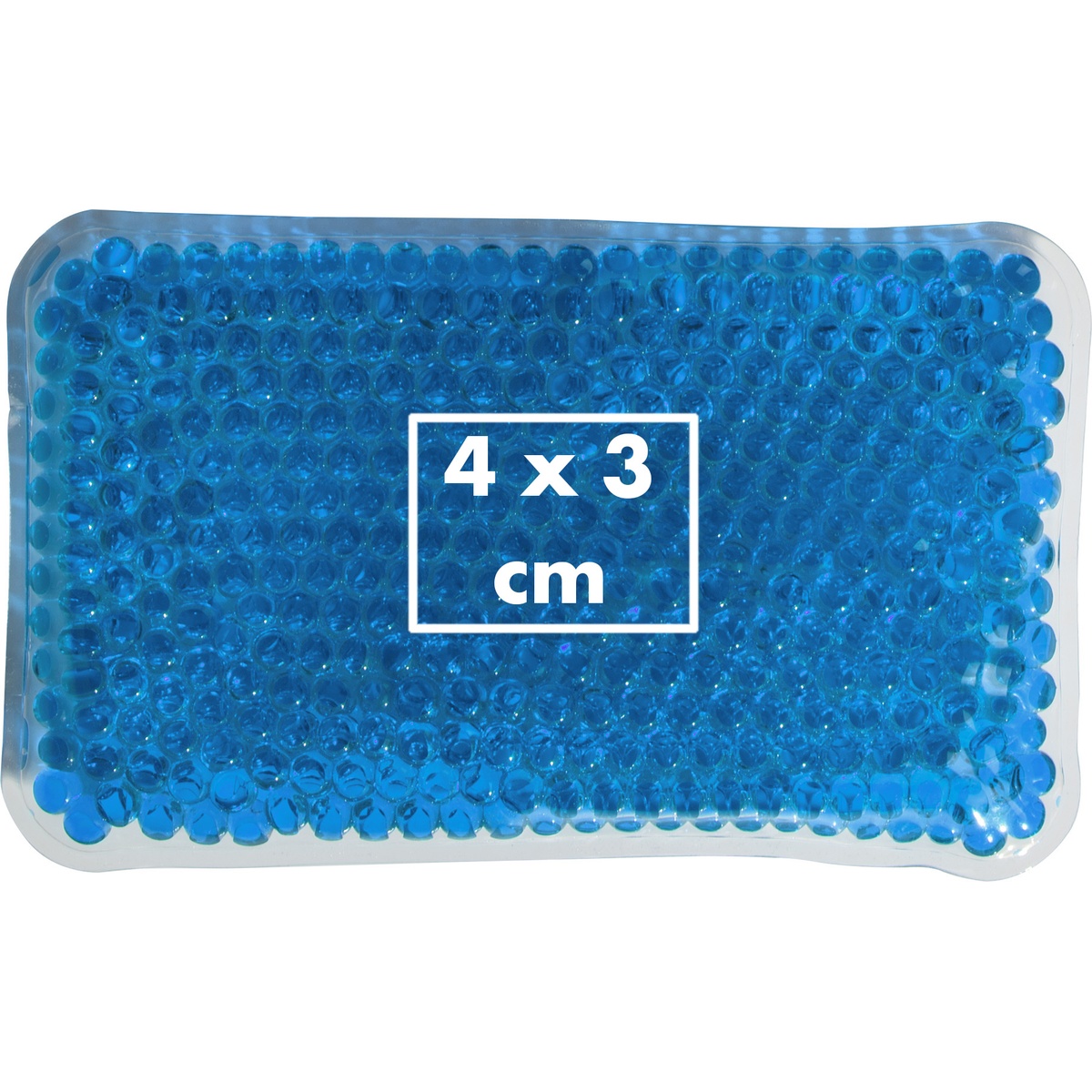 Op de voorkant (4 x 3 cm)